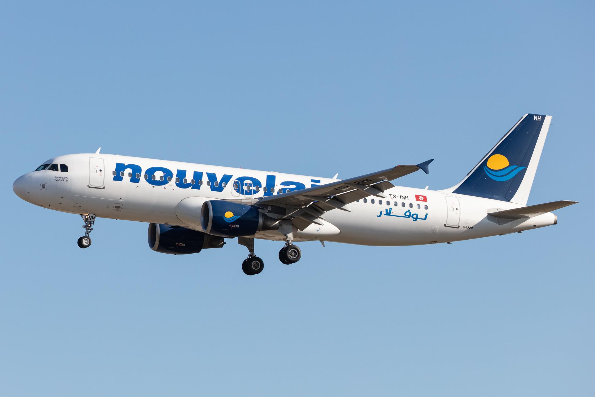 Frankfurt Airport: Nouvelair (BJ / LBT) | Operator: Nouvelair Tunisie |  Airbus A320-214 A320 | TS-INH | MSN 4623