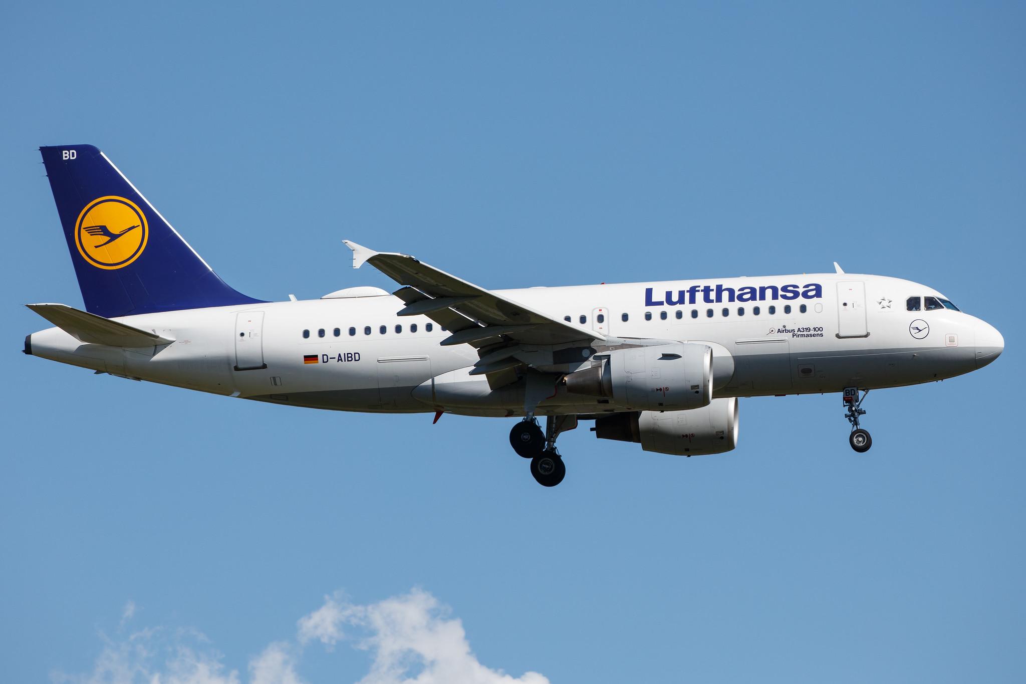 Frankfurt Airport: Lufthansa (LH / DLH) |  Airbus A319-112 A319 | D-AIBD | MSN 4455