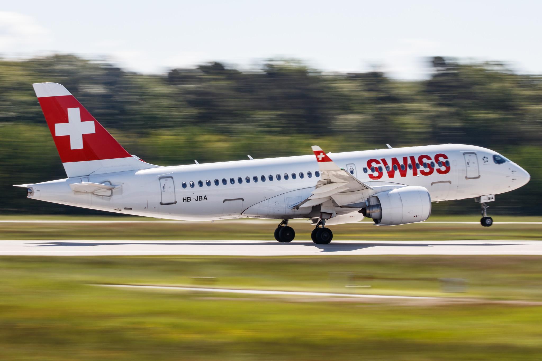 Frankfurt Airport: Swiss (LX / SWR) |  Airbus A220-100 BCS1 | HB-JBA | MSN 50010