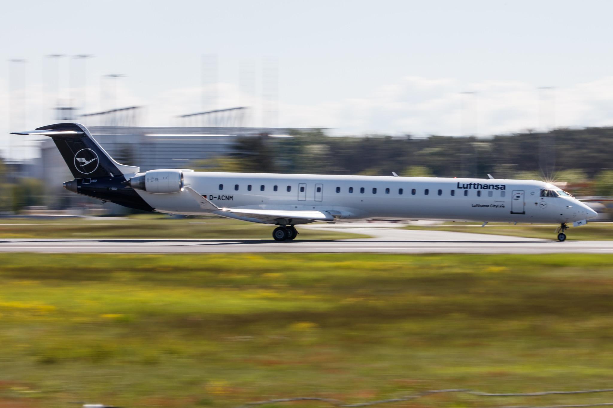 Frankfurt Airport: Lufthansa (LH / DLH) | Operator: Lufthansa CityLine |  Mitsubishi CRJ-900LR CRJ9 | D-ACNM | MSN 15253