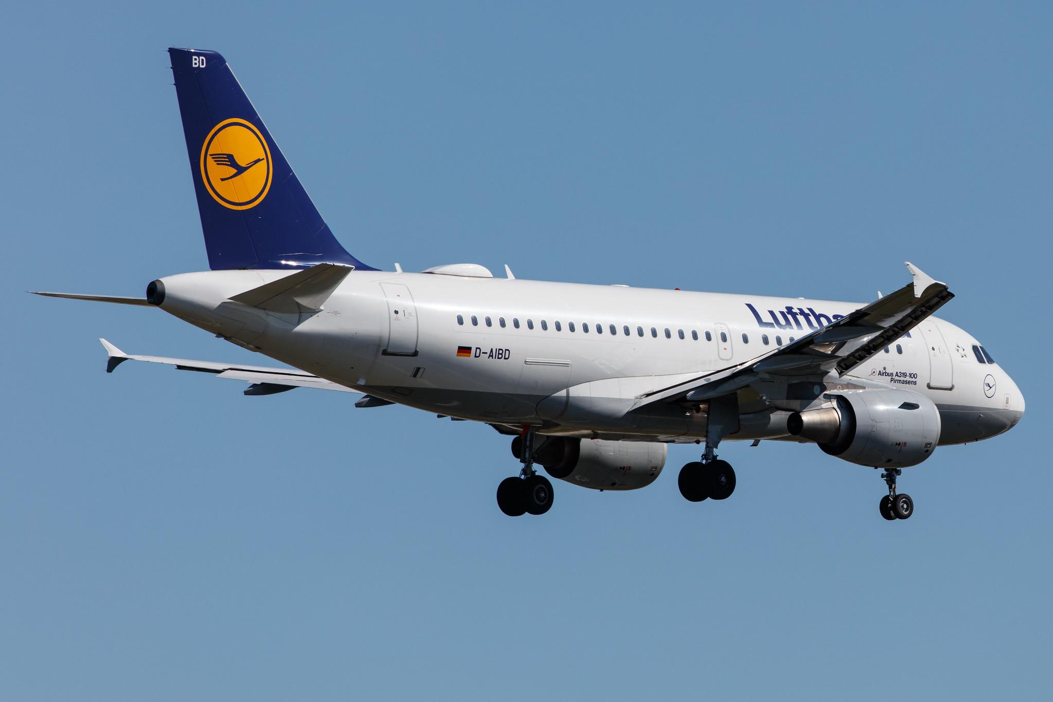 Frankfurt Airport: Lufthansa (LH / DLH) |  Airbus A319-112 A319 | D-AIBD | MSN 4455