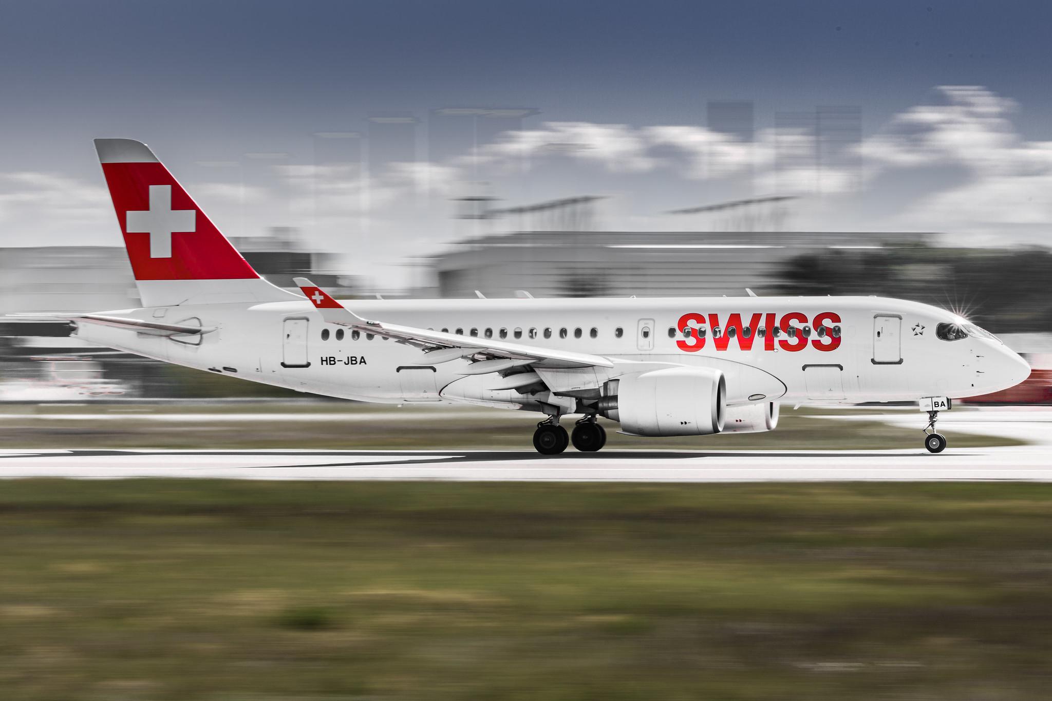 Frankfurt Airport: Swiss (LX / SWR) |  Airbus A220-100 BCS1 | HB-JBA | MSN 50010