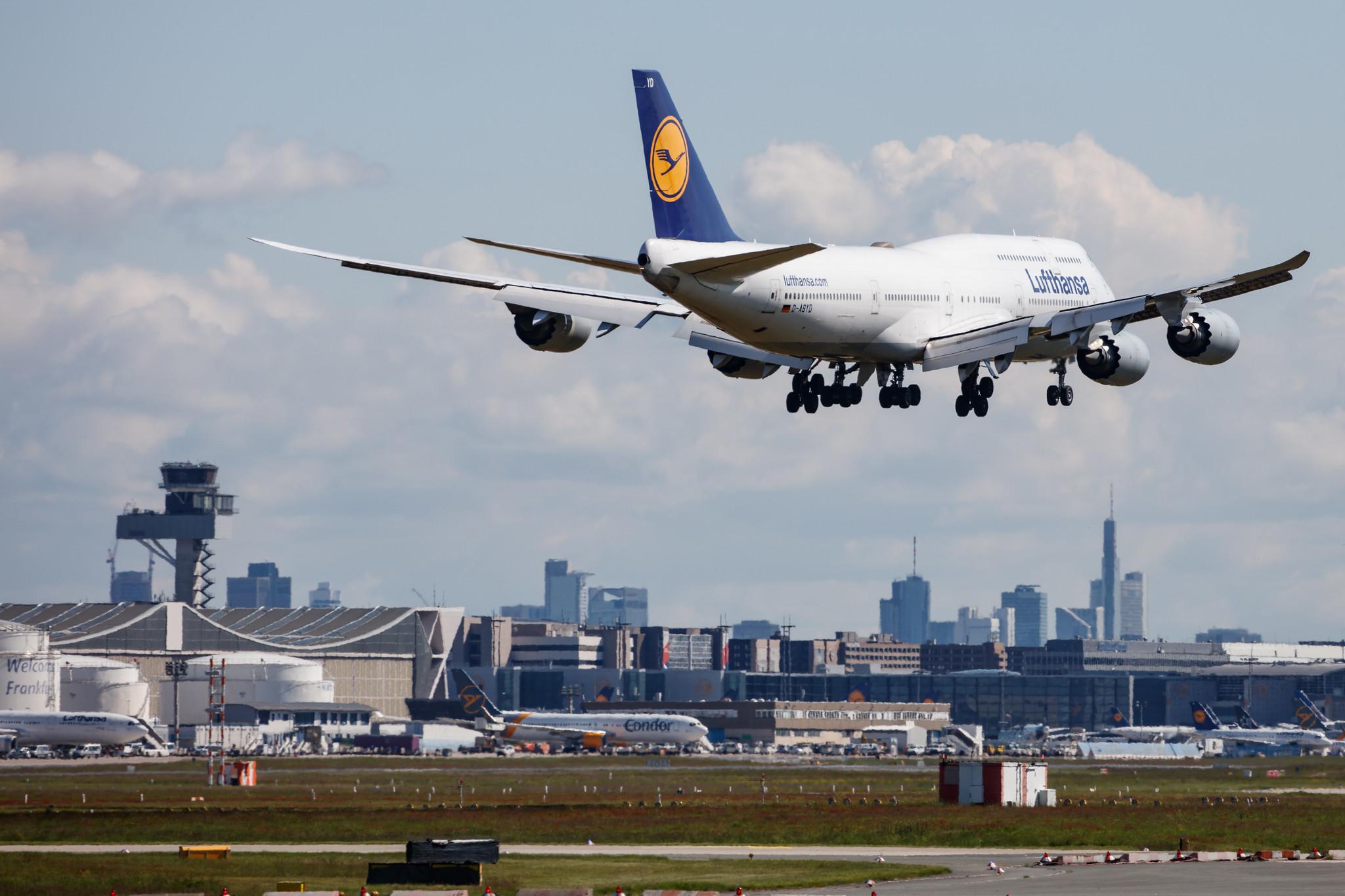 Frankfurt Airport: Lufthansa (LH / DLH) |  Boeing 747-830 B748 | D-ABYD | MSN 37829