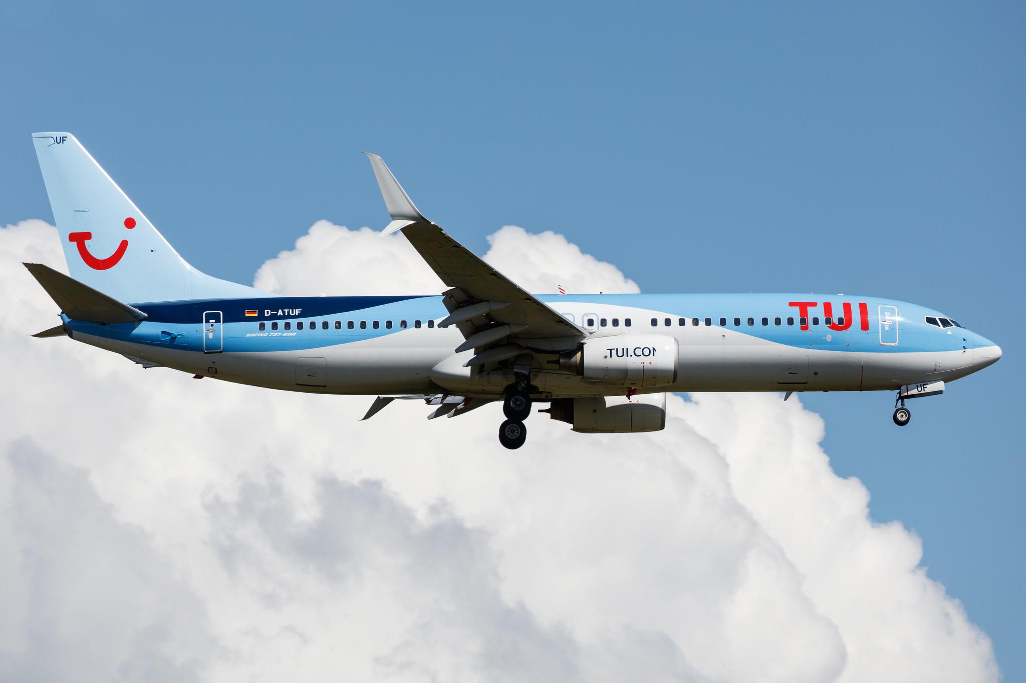 Frankfurt Airport: TUI (X3 / TUI) | Operator: TUI fly |  Boeing 737-8K5 B738 | D-ATUF | MSN 34687