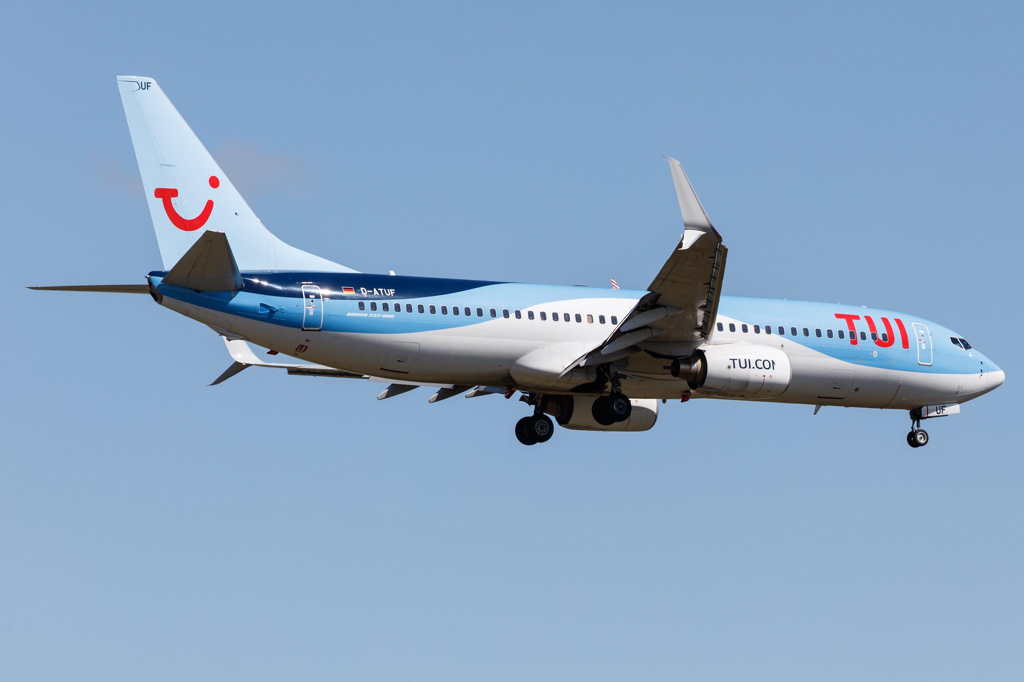 Frankfurt Airport: TUI (X3 / TUI) | Operator: TUI fly |  Boeing 737-8K5 B738 | D-ATUF | MSN 34687