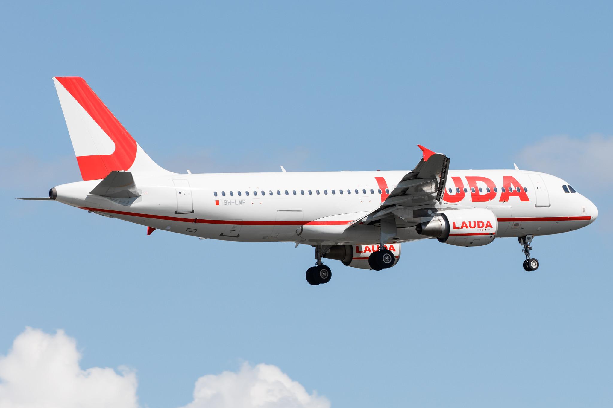 Frankfurt Airport: Lauda Europe (LW / LDA) |  Airbus A320-214 A320 | 9H-LMP | MSN 03616