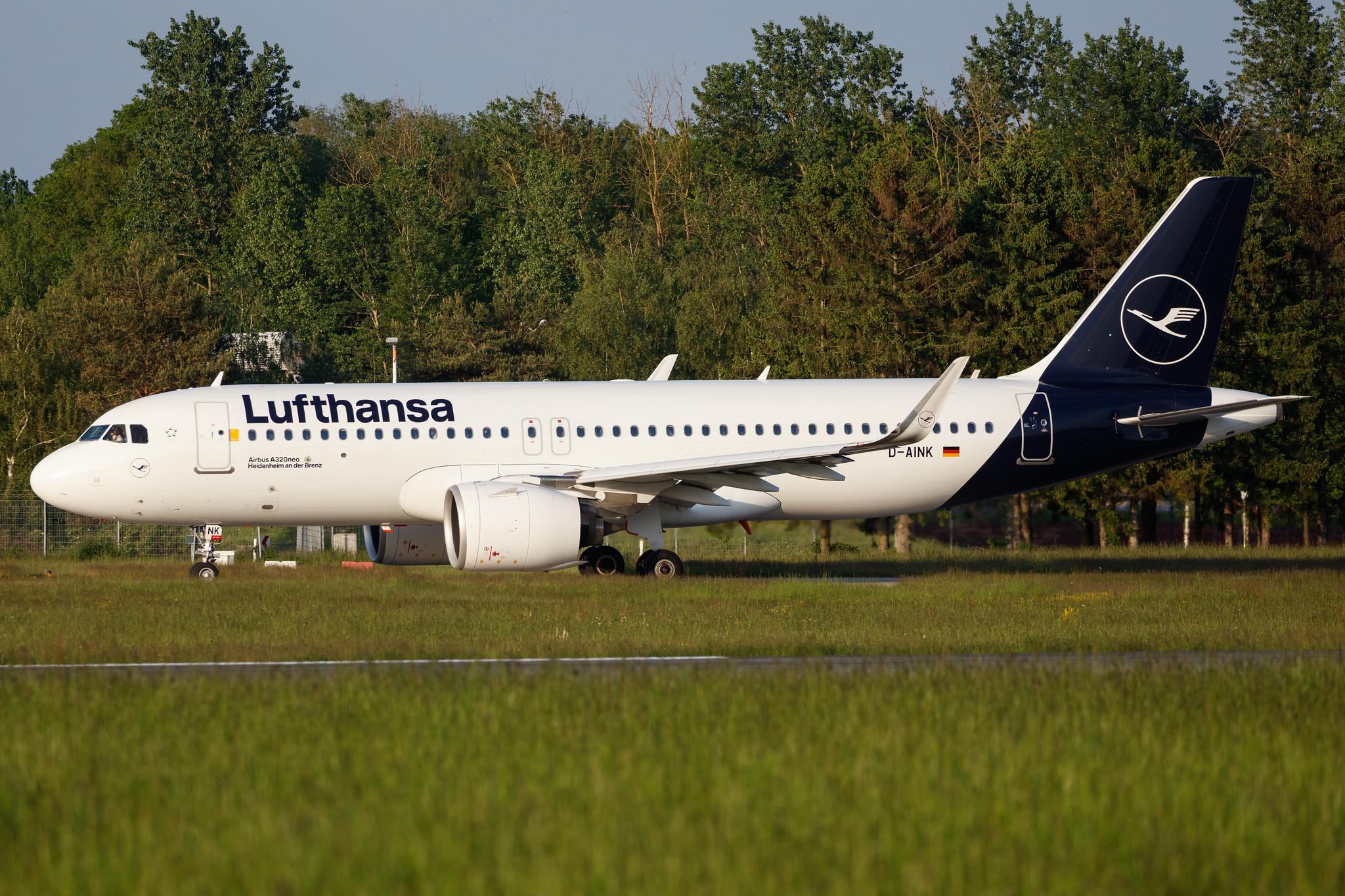 Hamburg Airport: Lufthansa (LH / DLH) |  Airbus A320-271N A20N | D-AINK | MSN 8249
