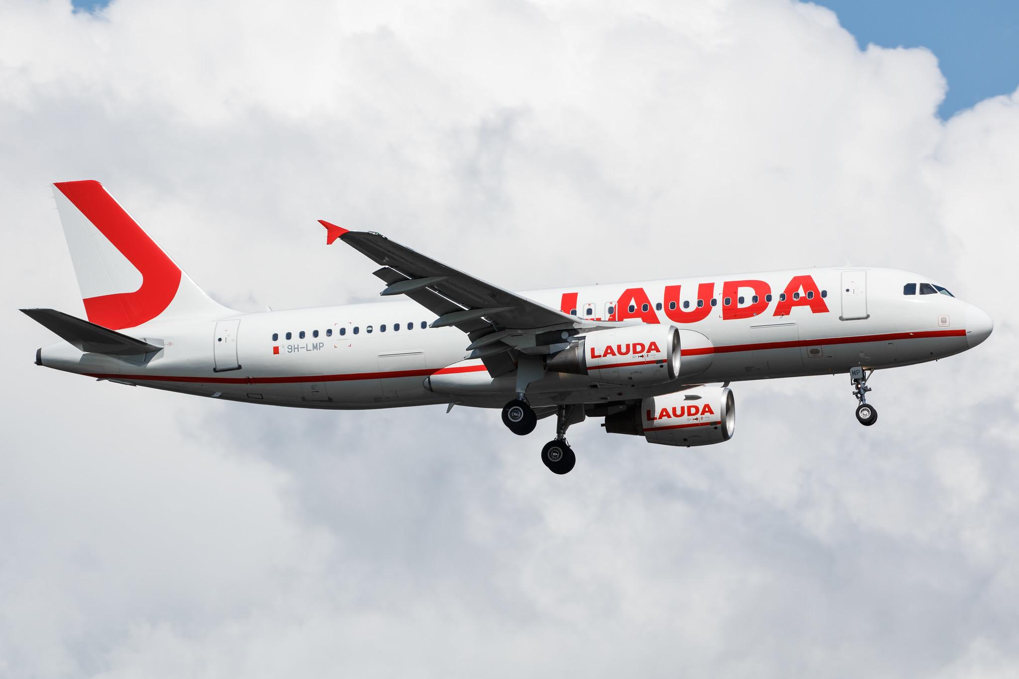 Frankfurt Airport: Lauda Europe (LW / LDA) |  Airbus A320-214 A320 | 9H-LMP | MSN 03616
