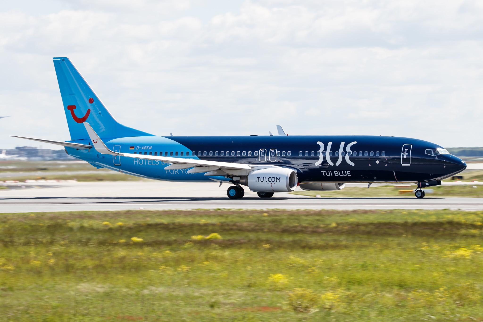 Frankfurt Airport: TUI (X3 / TUI) |  Livery: TUI Blue Livery | Operator: TUI fly |  Boeing 737-86J B738 | D-ABKM | MSN 37755