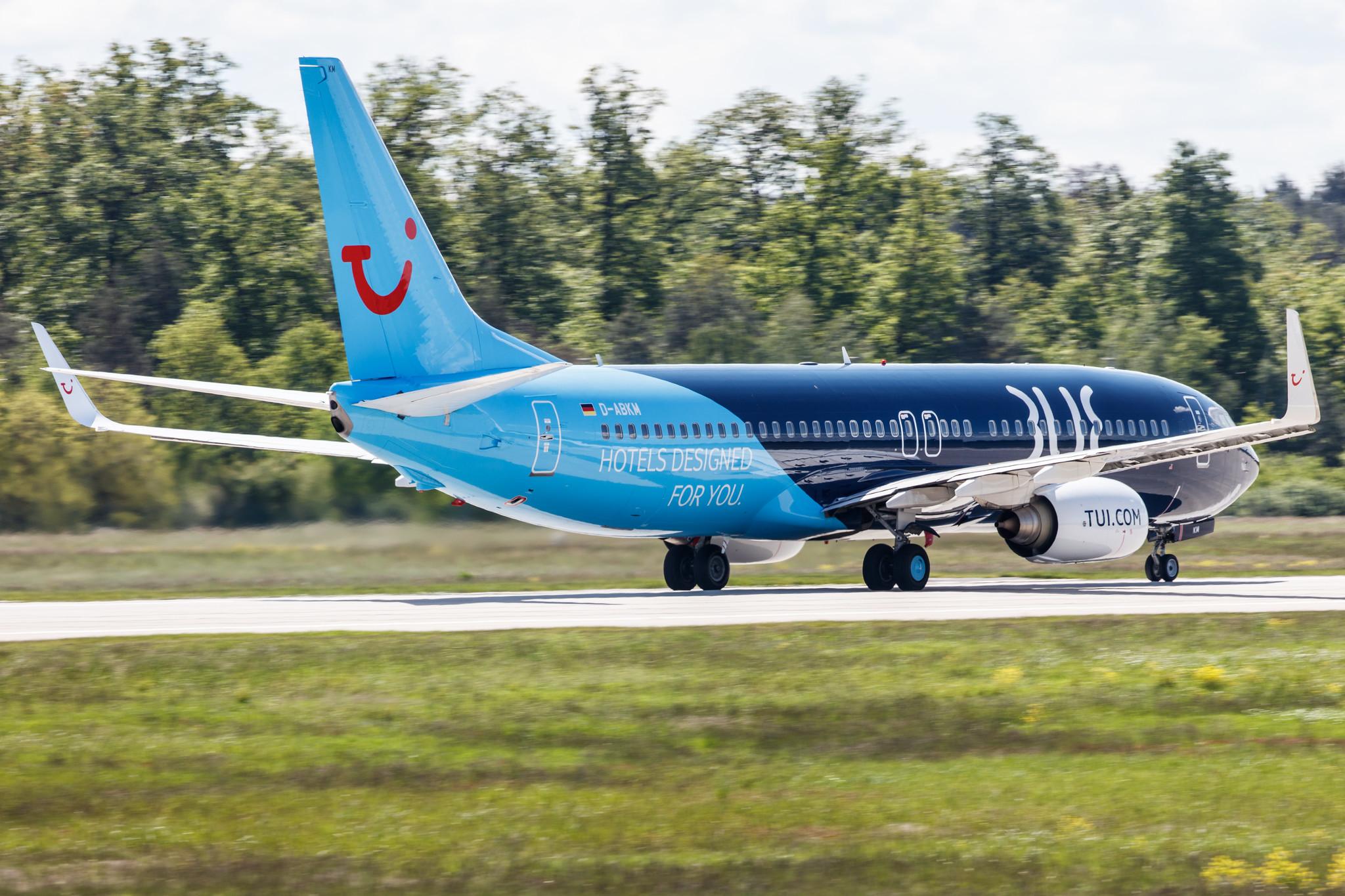 Frankfurt Airport: TUI (X3 / TUI) |  Livery: TUI Blue Livery | Operator: TUI fly |  Boeing 737-86J B738 | D-ABKM | MSN 37755