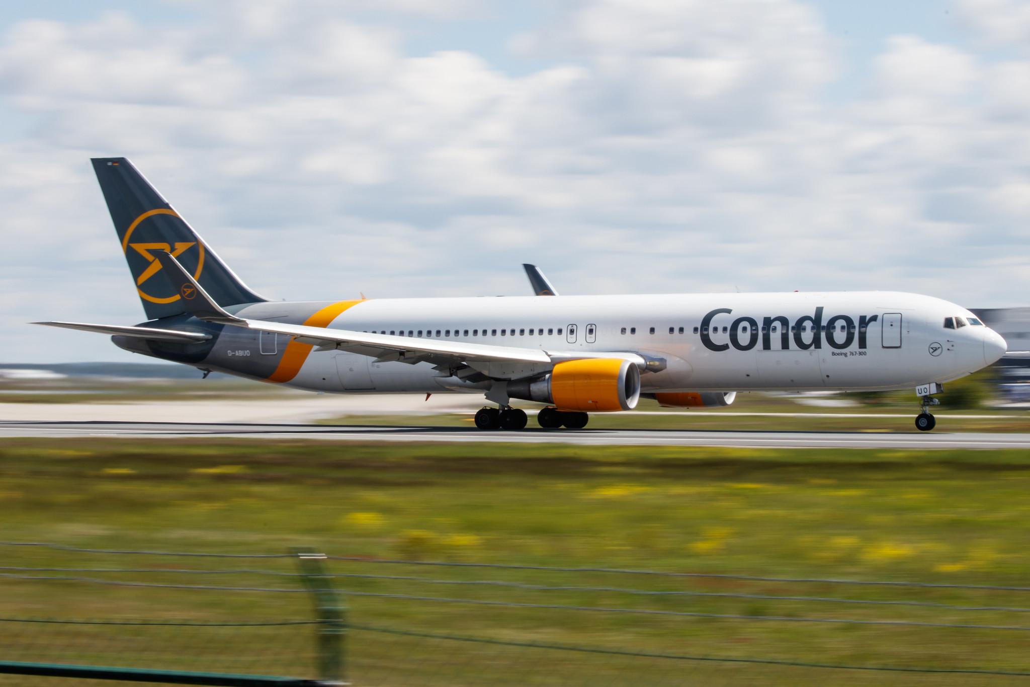 Frankfurt Airport: Condor (DE / CFG) |  Boeing 767-3Q8(ER) B763 | D-ABUO | MSN 29387