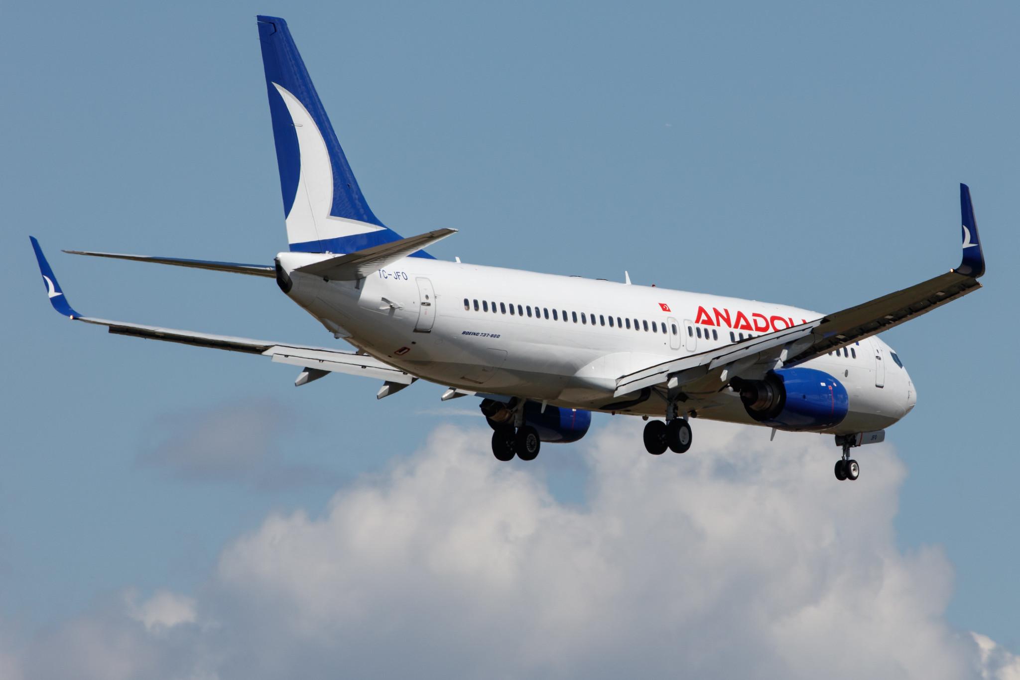 Frankfurt Airport: AnadoluJet (TK / THY) | Operator: Turkish Airlines | Boeing 737-8F2 B738 | TC-JFO | MSN 29777