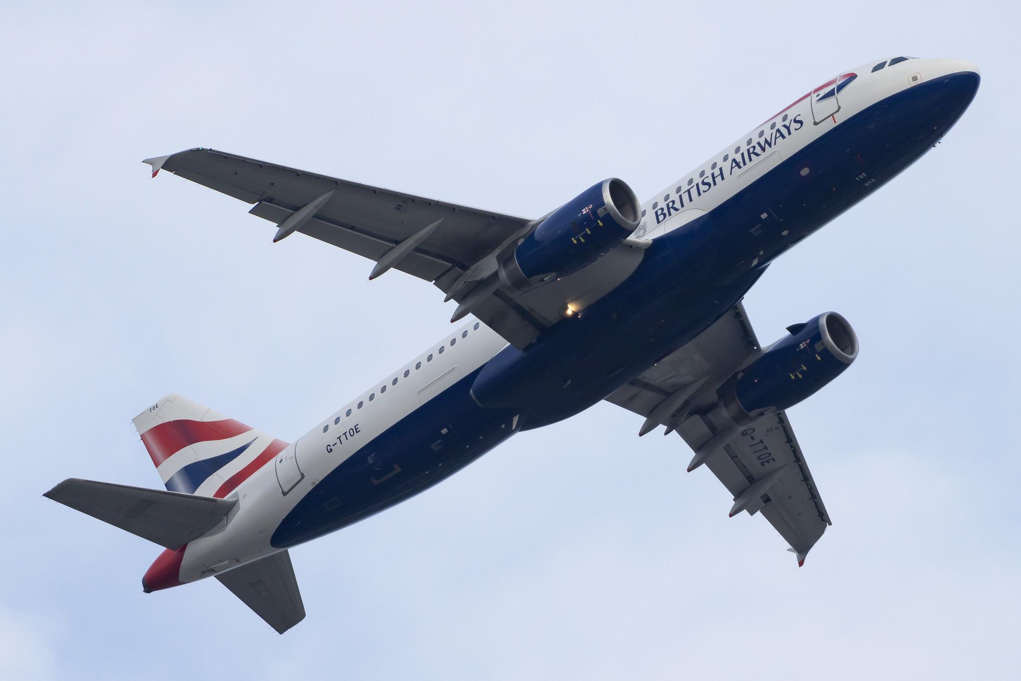London Heathrow: British Airways (BA / BAW) |  Airbus A320-232 A320 | G-TTOE | MSN 1754