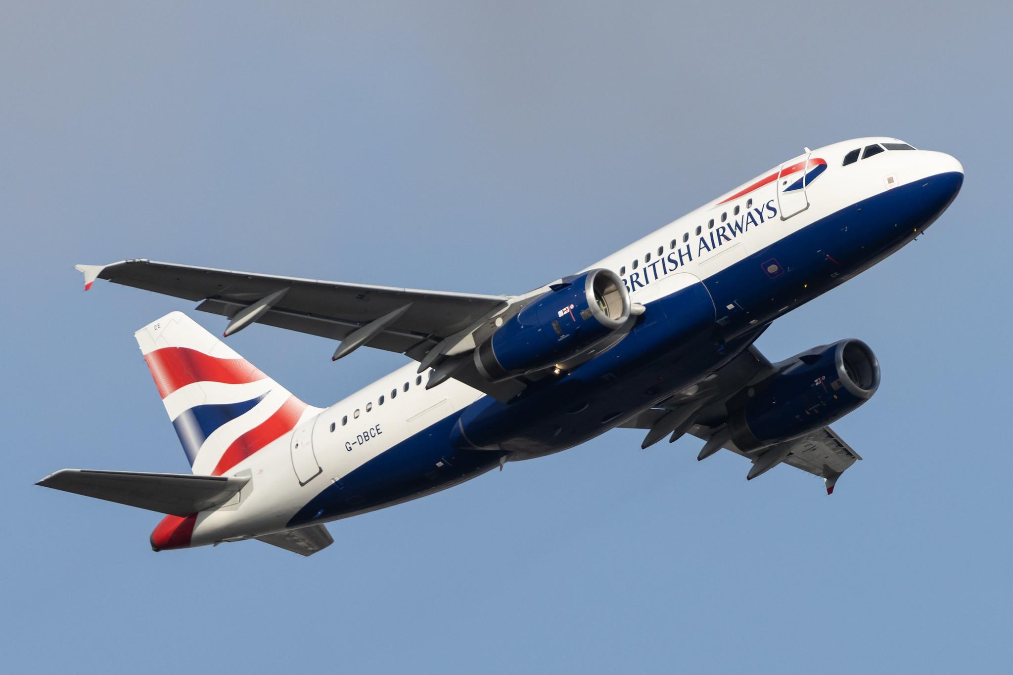London Heathrow: British Airways (BA / BAW) |  Airbus A319-131 A319 | G-DBCE | MSN 2429