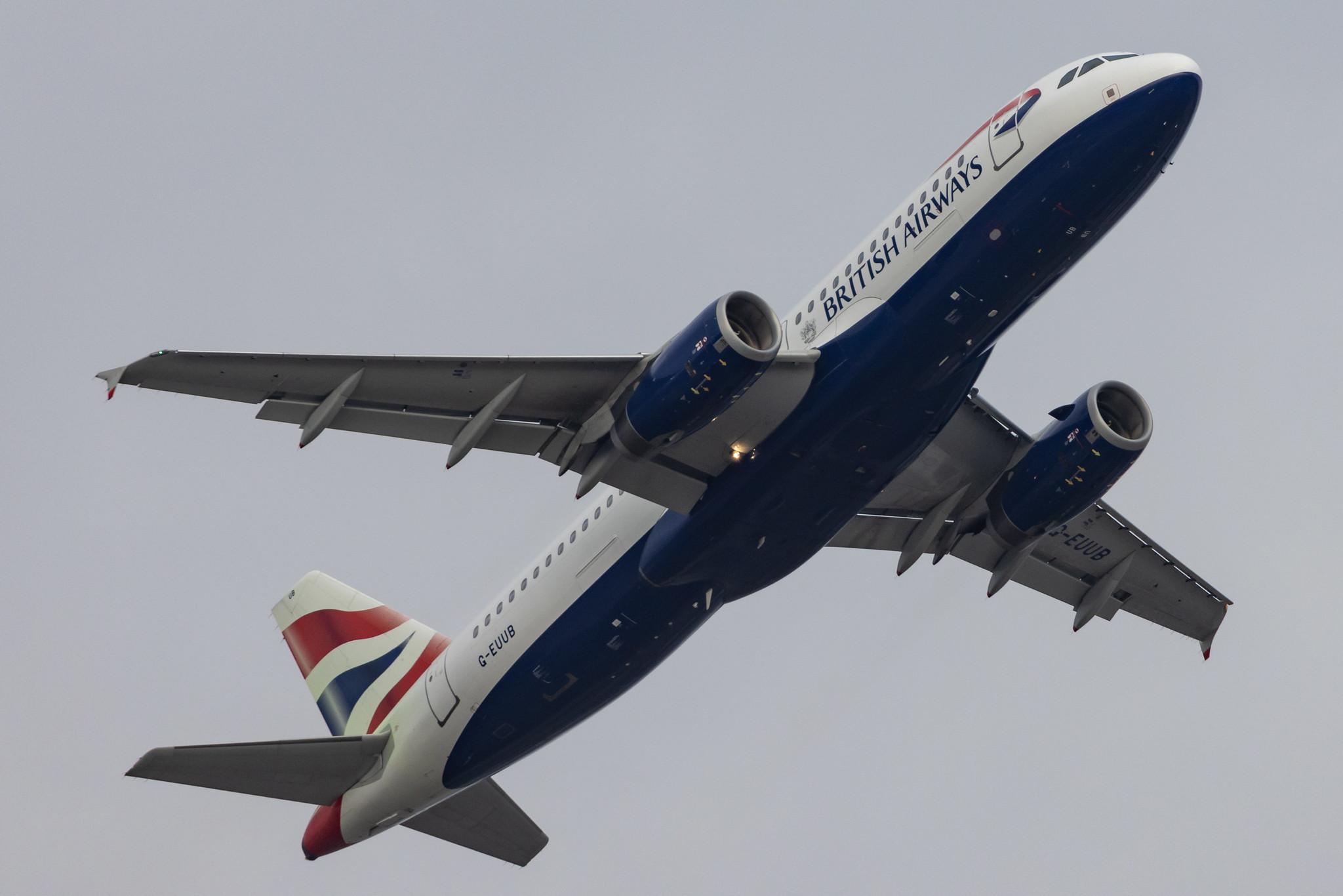 London Heathrow: British Airways (BA / BAW) |  Airbus A320-232 A320 | G-EUUB | MSN 1689