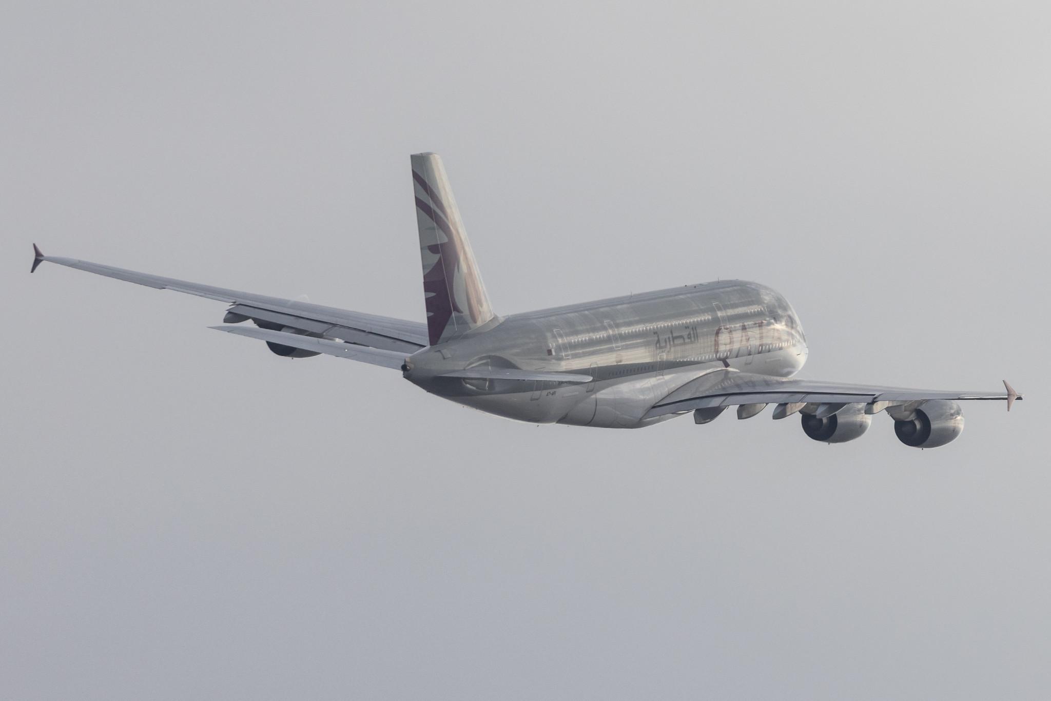 London Heathrow: Qatar Airways (QR / QTR) |  Airbus A380-861 A388 | A7-API | MSN 235