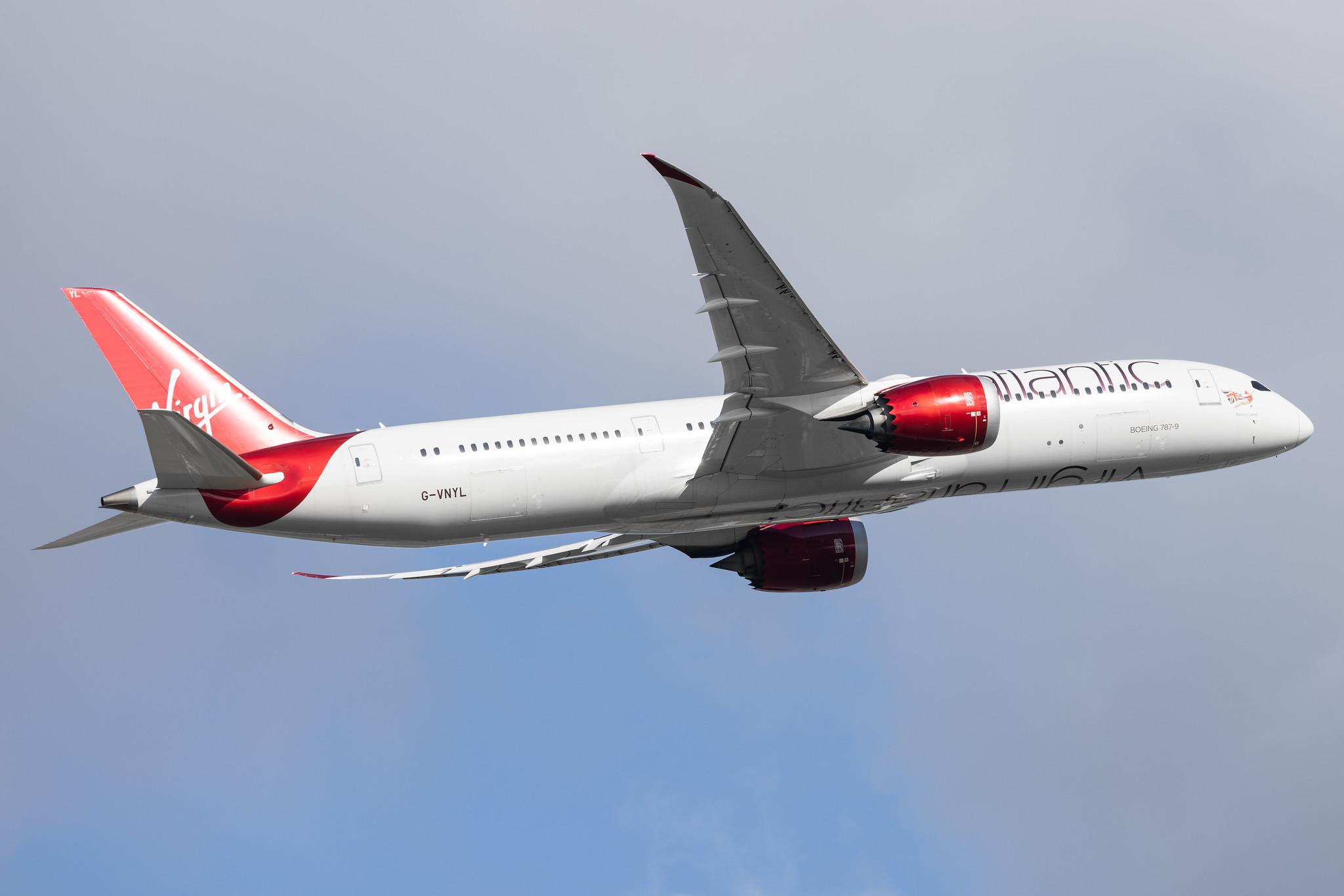 London Heathrow: Virgin Atlantic (VS / VIR) |  Boeing 787-9 Dreamliner B789 | G-VNYL | MSN 37981