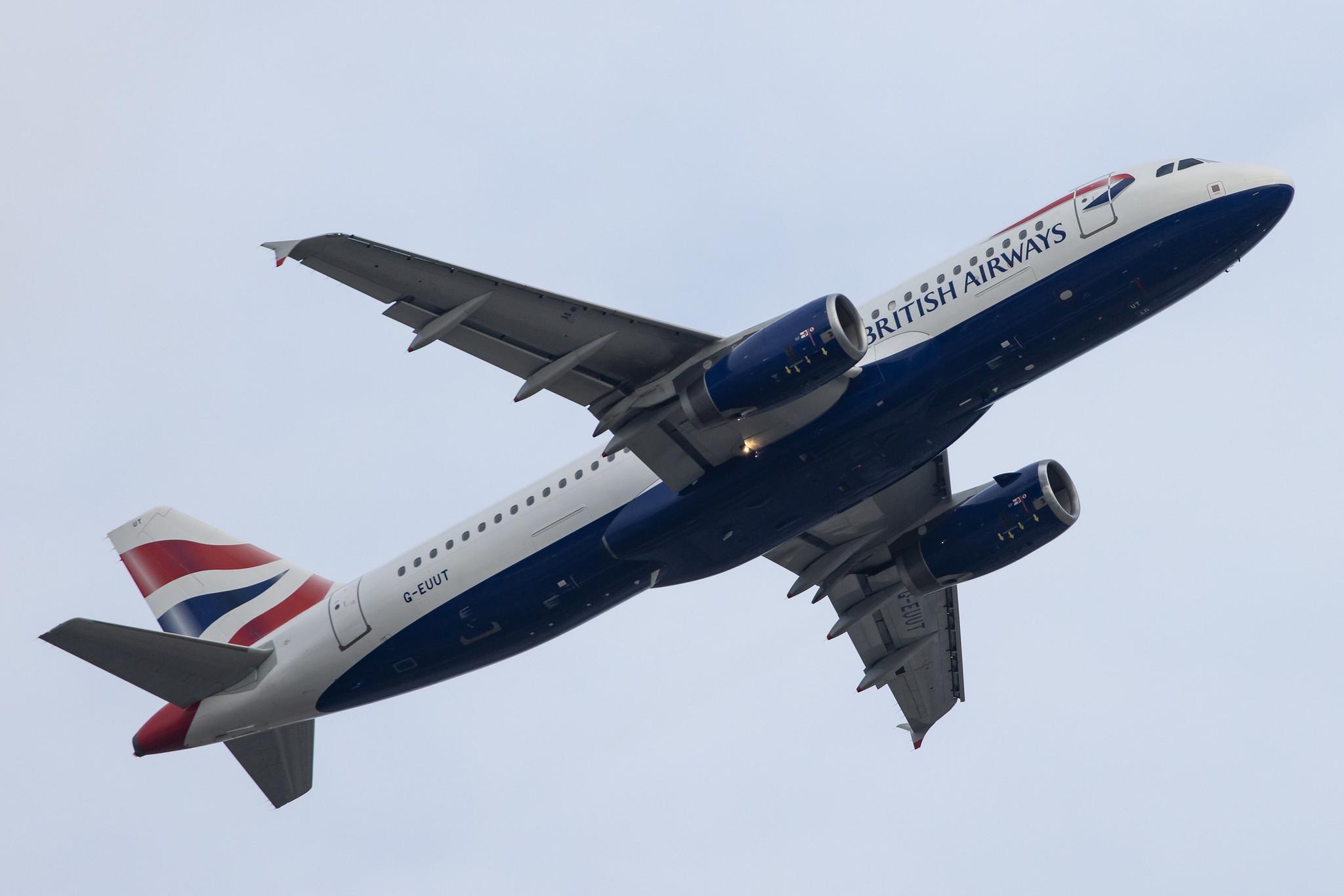 London Heathrow: British Airways (BA / BAW) |  Airbus A320-232 A320 | G-EUUT | MSN 3314