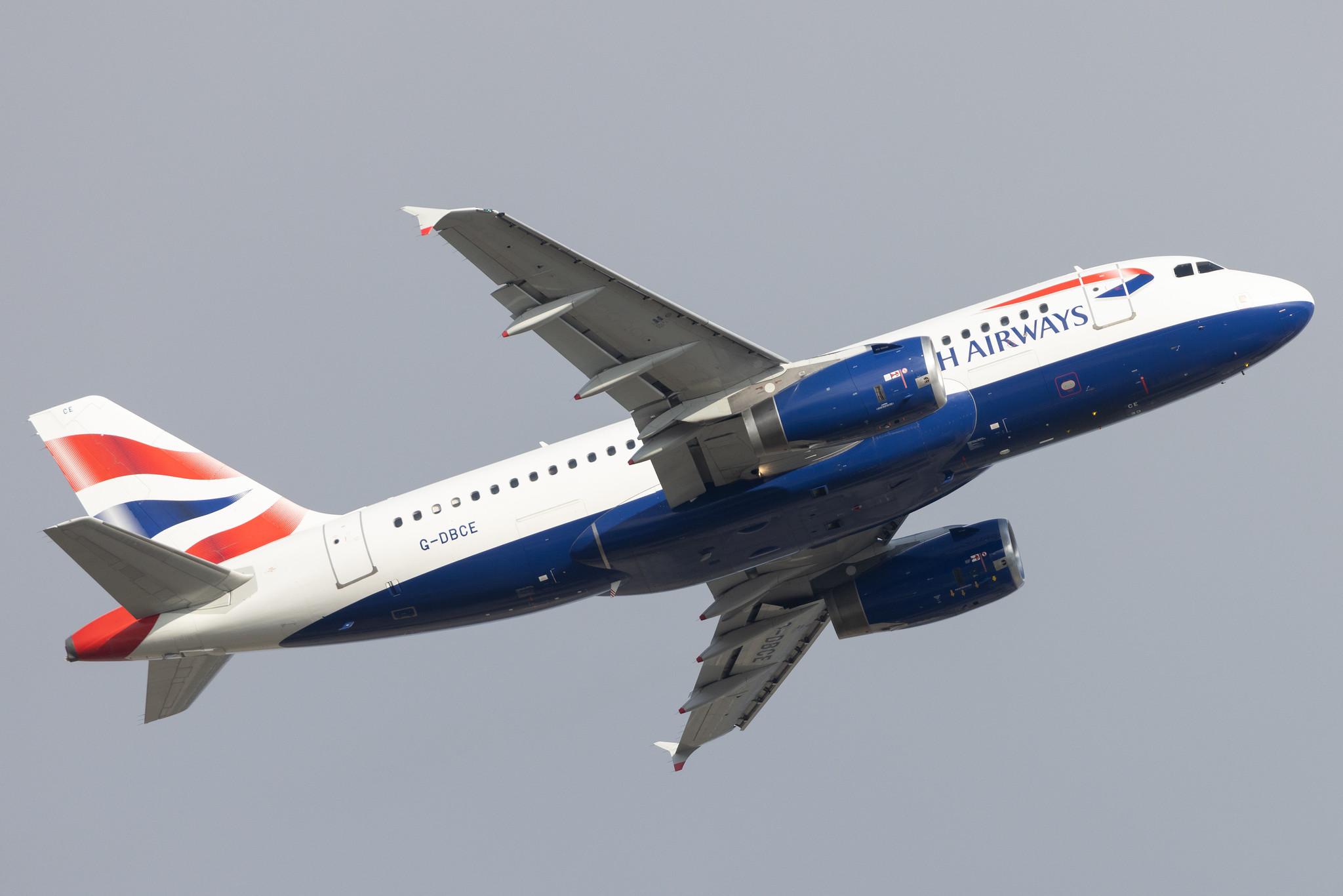 London Heathrow: British Airways (BA / BAW) |  Airbus A319-131 A319 | G-DBCE | MSN 2429