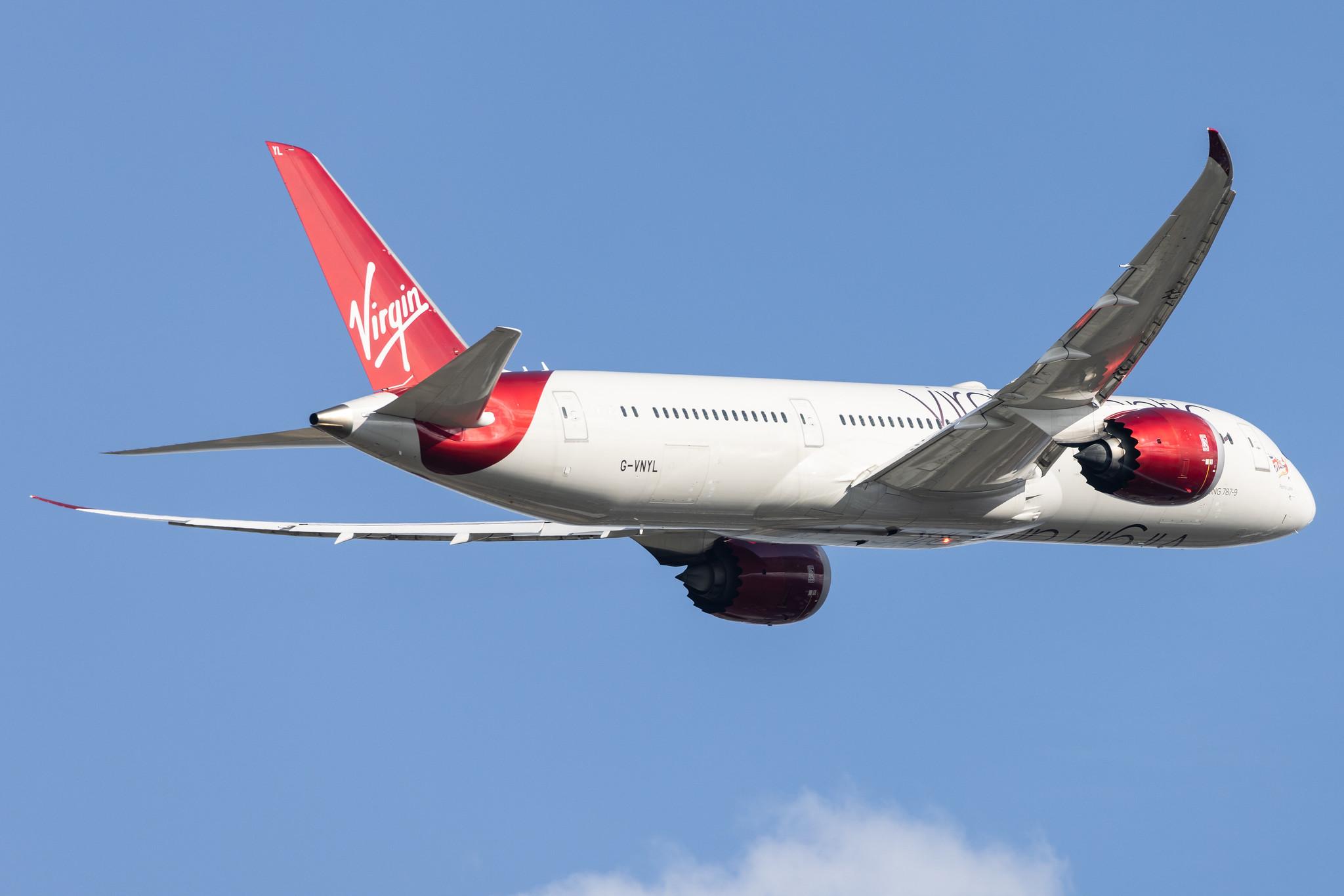 London Heathrow: Virgin Atlantic (VS / VIR) |  Boeing 787-9 Dreamliner B789 | G-VNYL | MSN 37981