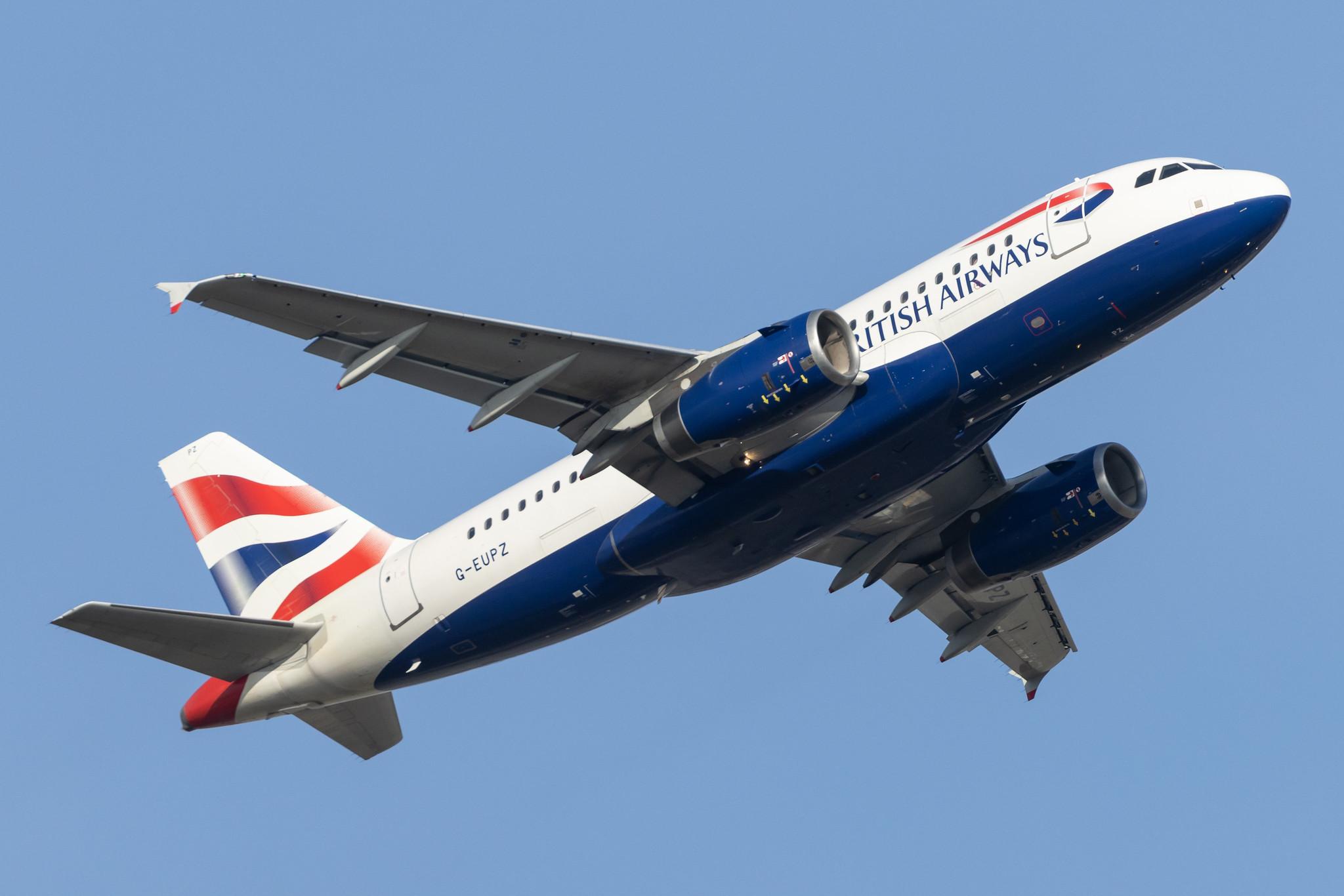 London Heathrow: British Airways (BA / BAW) |  Airbus A319-131 A319 | G-EUPZ | MSN 1510