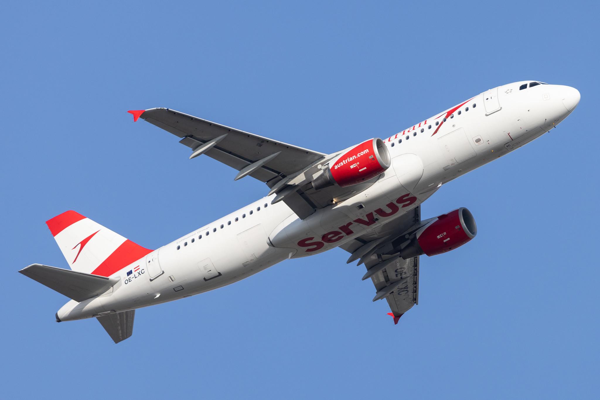 London Heathrow: Austrian Airlines (OS / AUA) |  Airbus A320-216 A320 | OE-LXC | MSN 3502
