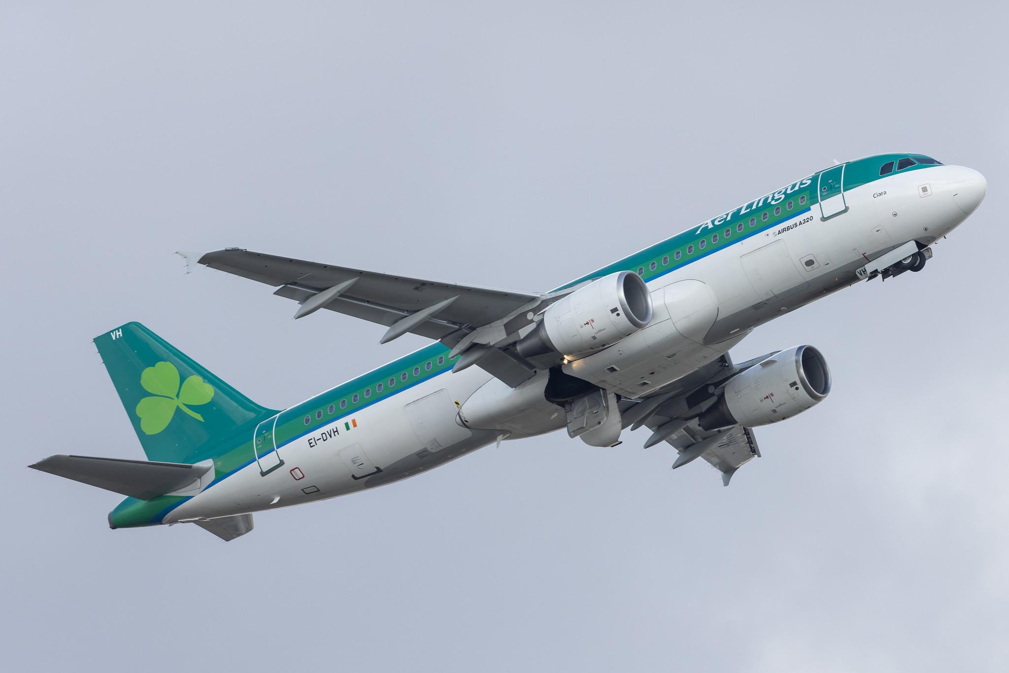 London Heathrow: Aer Lingus (EI / EIN) |  Airbus A320-214 A320 | EI-DVH | MSN 3345