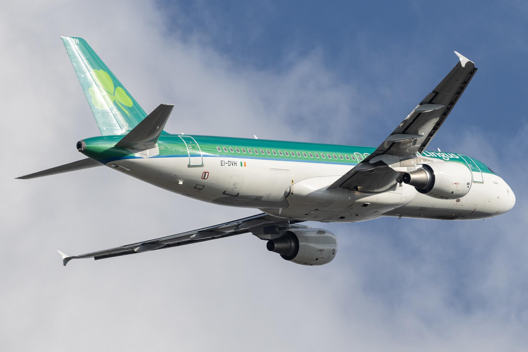 London Heathrow: Aer Lingus (EI / EIN) |  Airbus A320-214 A320 | EI-DVH | MSN 3345