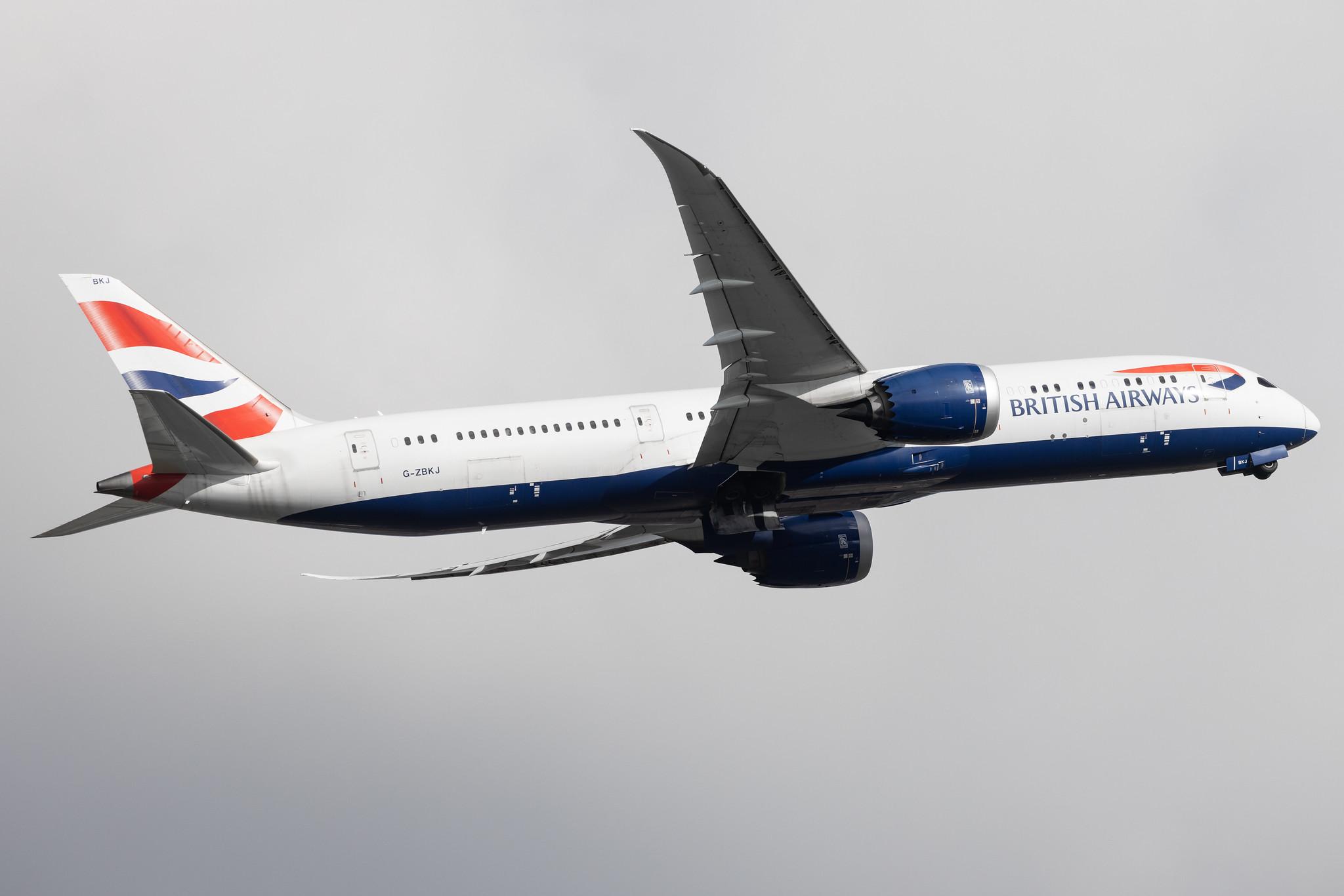 London Heathrow: British Airways (BA / BAW) |  Boeing 787-9 Dreamliner B789 | G-ZBKJ | MSN 38626