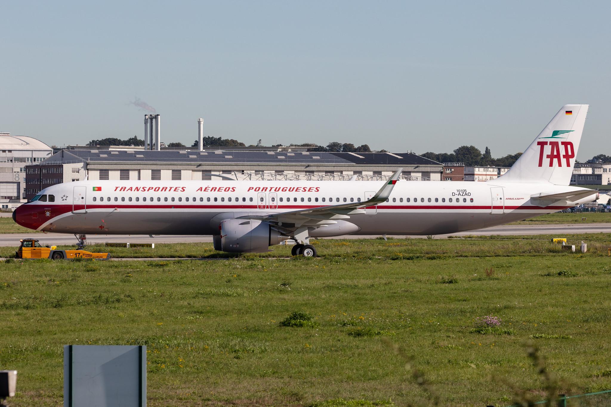 Hamburg Finkenwerder: TAP Air Portugal (TP / TAP) |  Livery: Retro Livery |  Airbus A321-251NX A21N | D-AZAO (CS-TJR) | MSN 10105