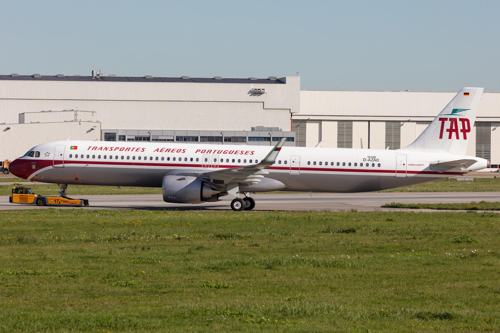 Hamburg Finkenwerder: TAP Air Portugal (TP / TAP) |  Livery: Retro Livery |  Airbus A321-251NX A21N | D-AZAO (CS-TJR) | MSN 10105