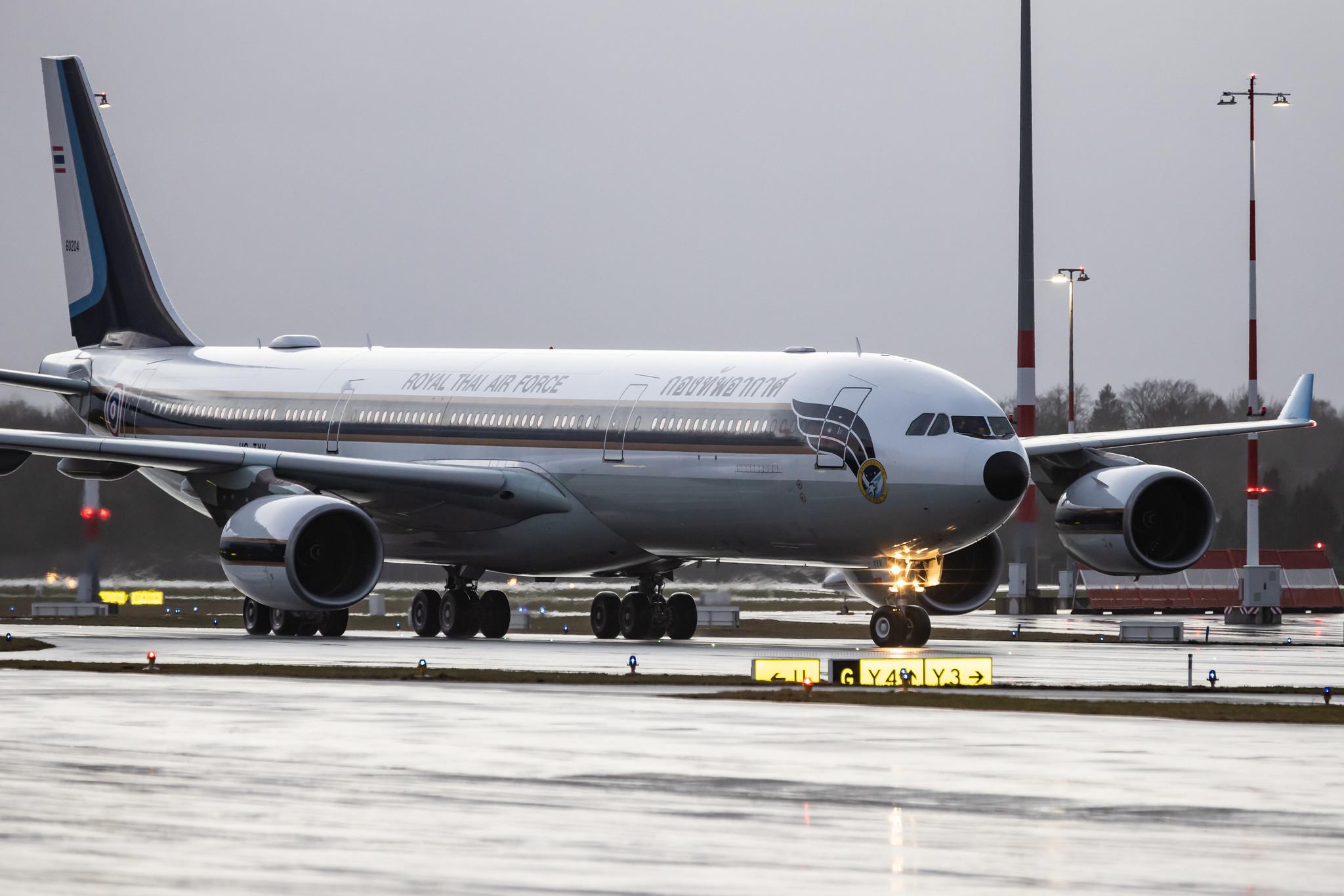 Hamburg Airport: Royal Thai Air Force |  Airbus A340-541 A345 | HS-TYV | MSN 0698