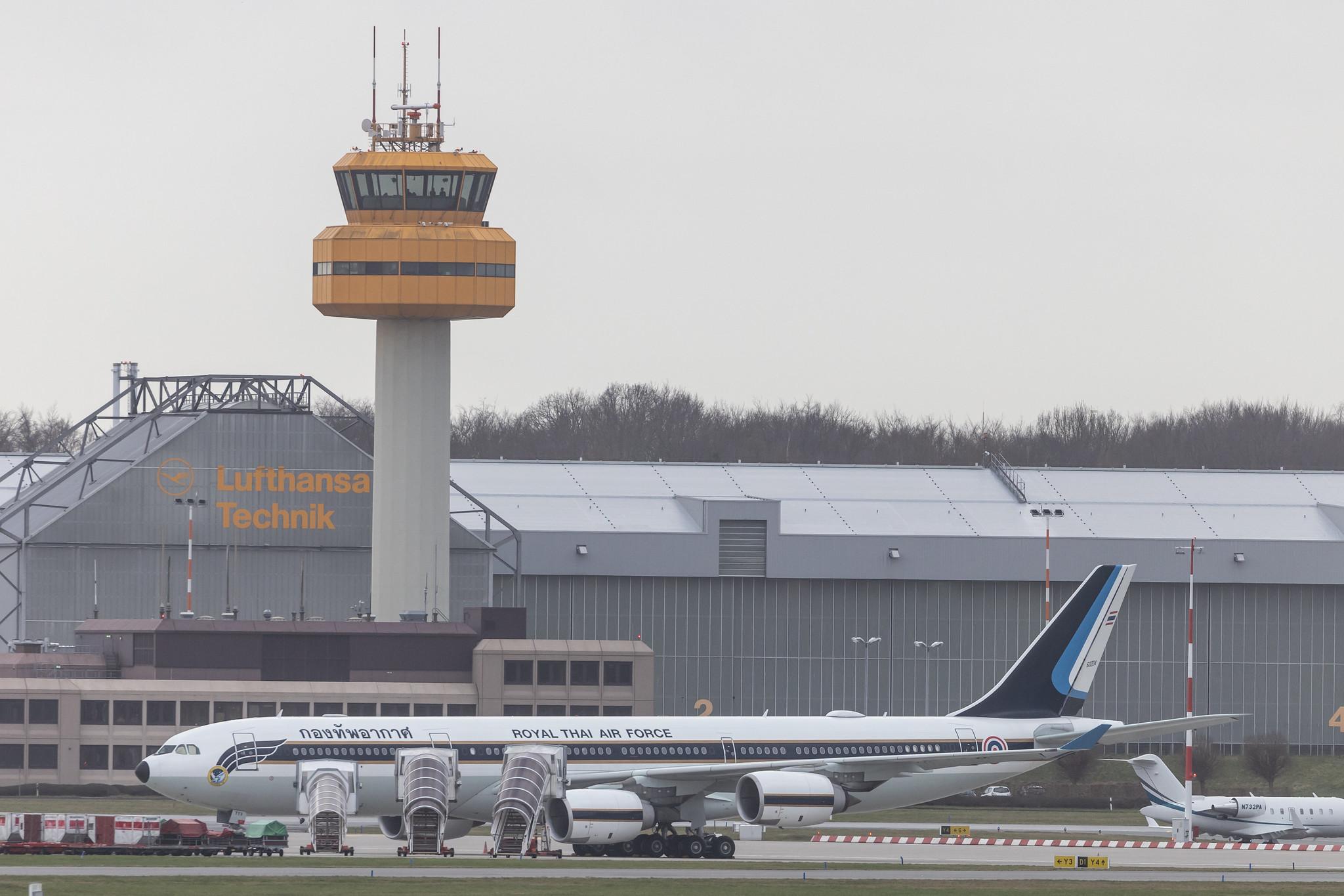Hamburg Airport: Royal Thai Air Force |  Airbus A340-541 A345 | HS-TYV | MSN 0698