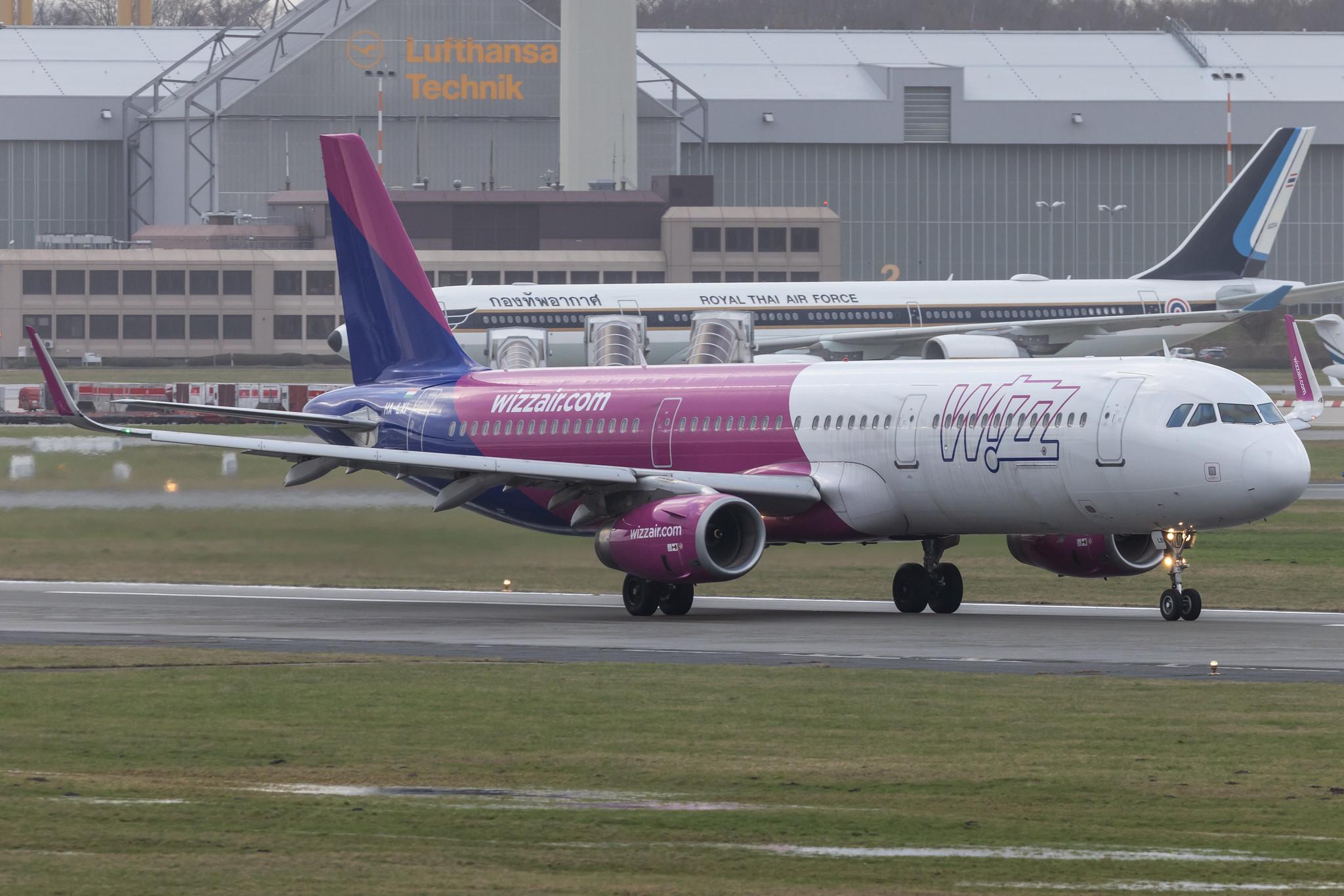 Hamburg Airport: Wizz Air (W6 / WZZ) |  Airbus A321-231 A321 | HA-LXI | MSN 7280