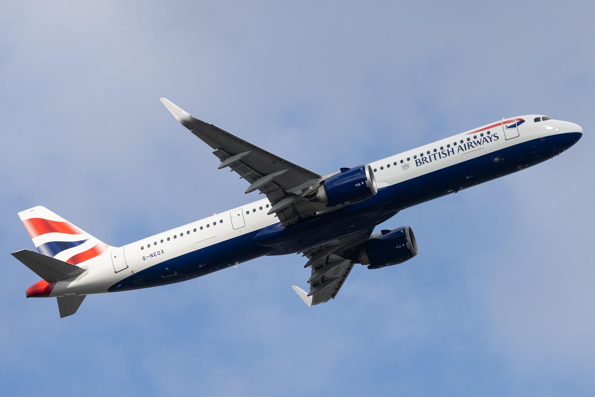 London Heathrow: British Airways (BA / BAW) |  Airbus A321-251NX A21N | G-NEOX | MSN 9162