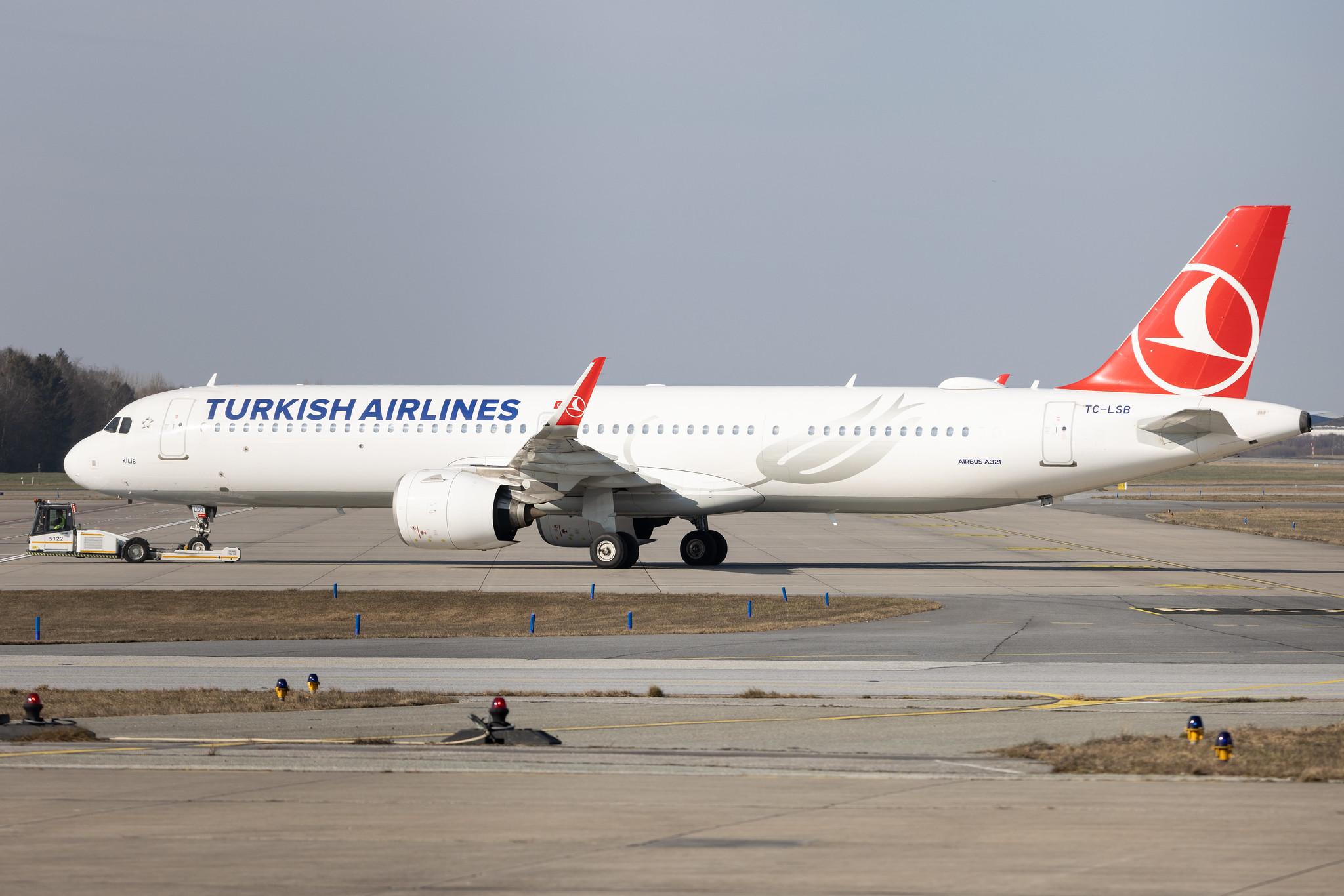 Hamburg Airport: Turkish Airlines (TK / THY) |  Airbus A321-271NX A21N | TC-LSB | MSN 08257