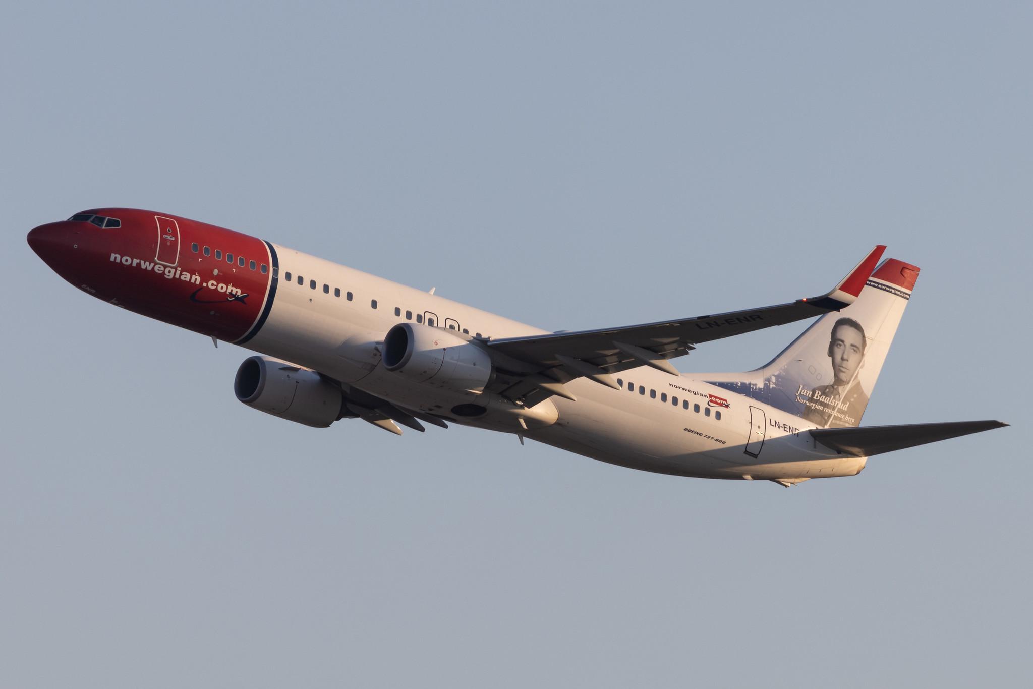 Hamburg Airport: Norwegian (DY / NOZ) |  Livery: Jan Baalsrud Livery | Operator: Norwegian Air Shuttle AOC |  Boeing 737-8JP B738 | LN-ENR | MSN 42093