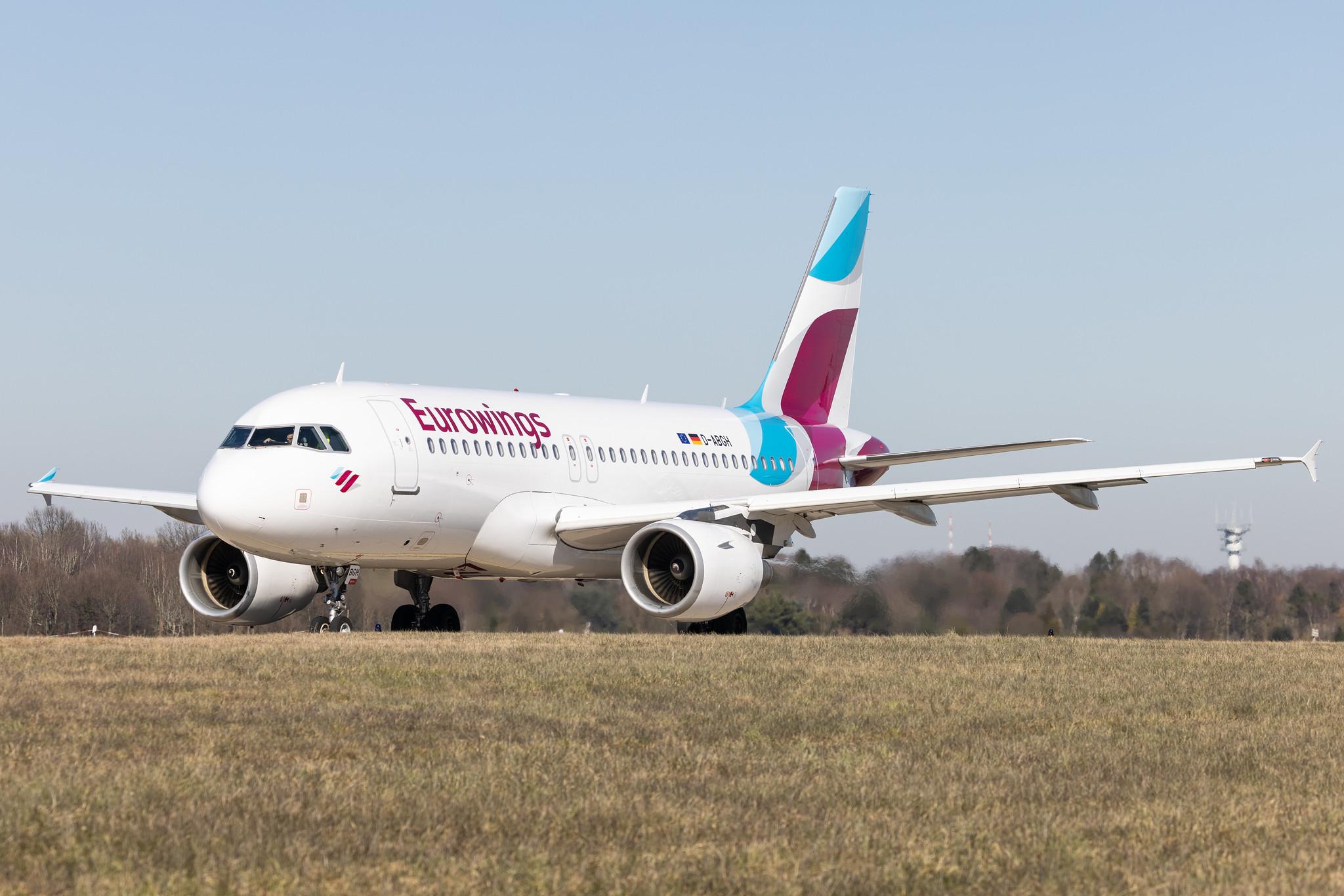 Hamburg Airport: Eurowings (EW / EWG) | Airbus A319-112 A319 | D-ABGH | MSN 3245