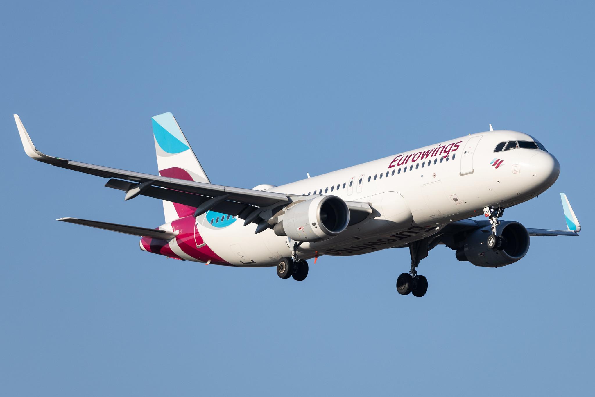 Hamburg Airport: Eurowings (EW / EWG) |  Airbus A320-214 A320 | D-AEWR | MSN 7412