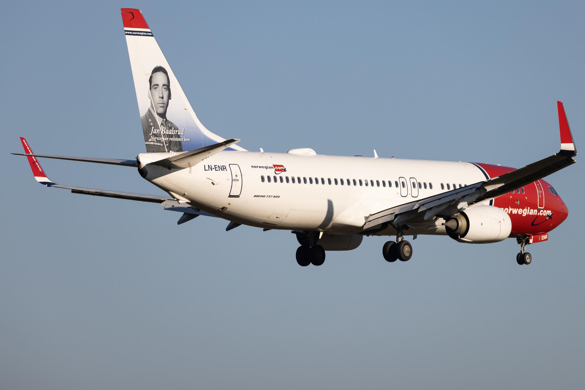 Hamburg Airport: Norwegian (DY / NOZ) |  Livery: Jan Baalsrud Livery | Operator: Norwegian Air Shuttle AOC |  Boeing 737-8JP B738 | LN-ENR | MSN 42093