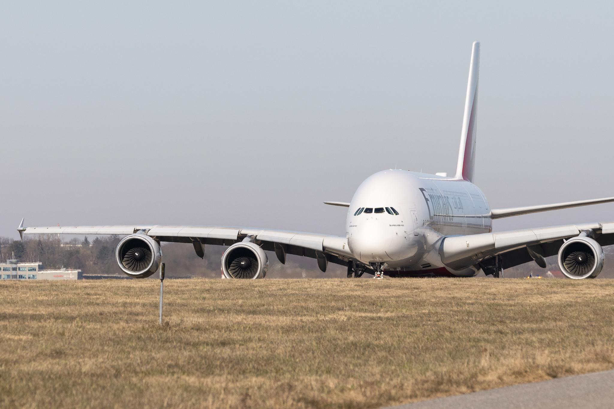 Hamburg Airport: Emirates (EK / UAE) |  Airbus A380-861 A388 | A6-EOD | MSN 168