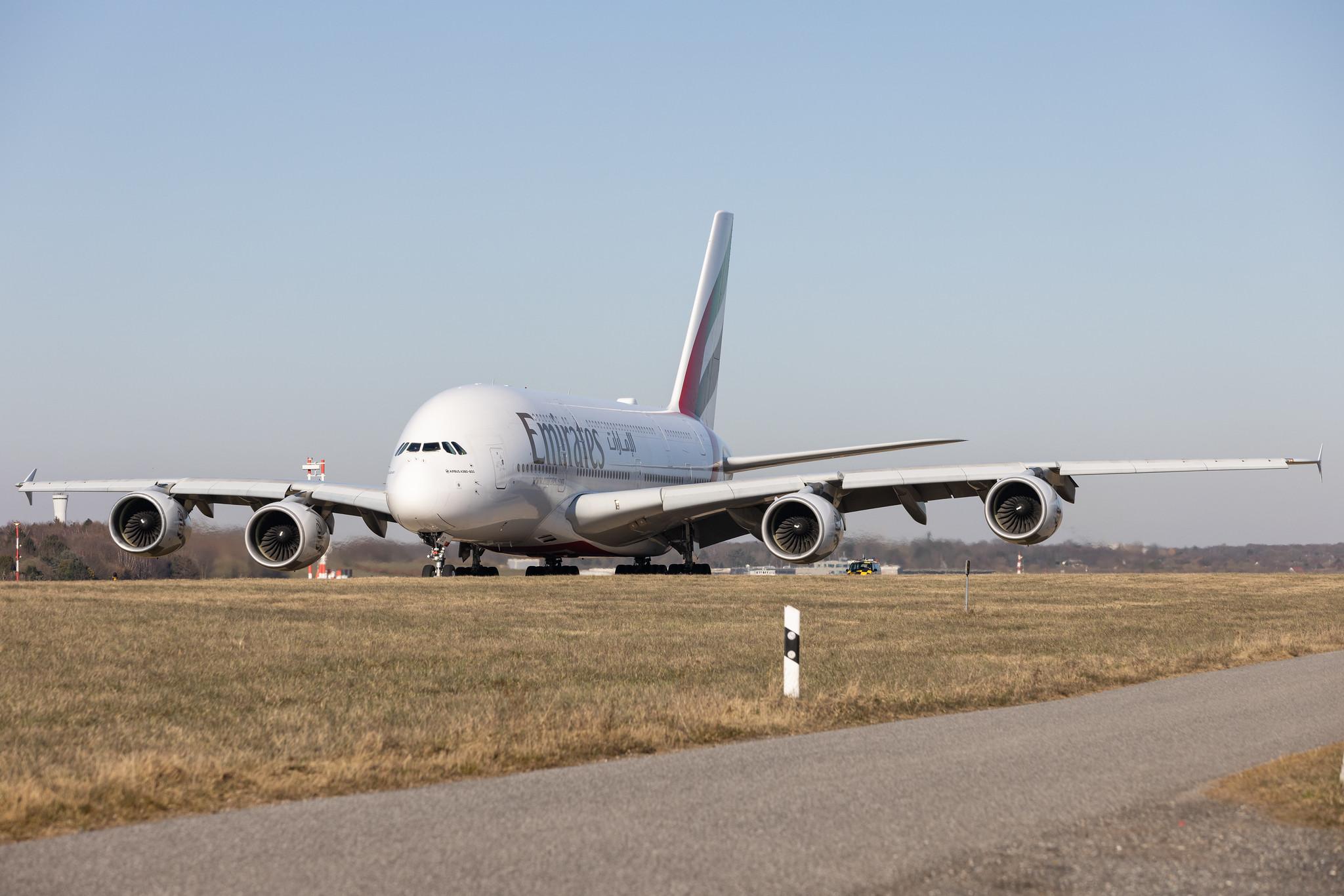 Hamburg Airport: Emirates (EK / UAE) |  Airbus A380-861 A388 | A6-EOD | MSN 168