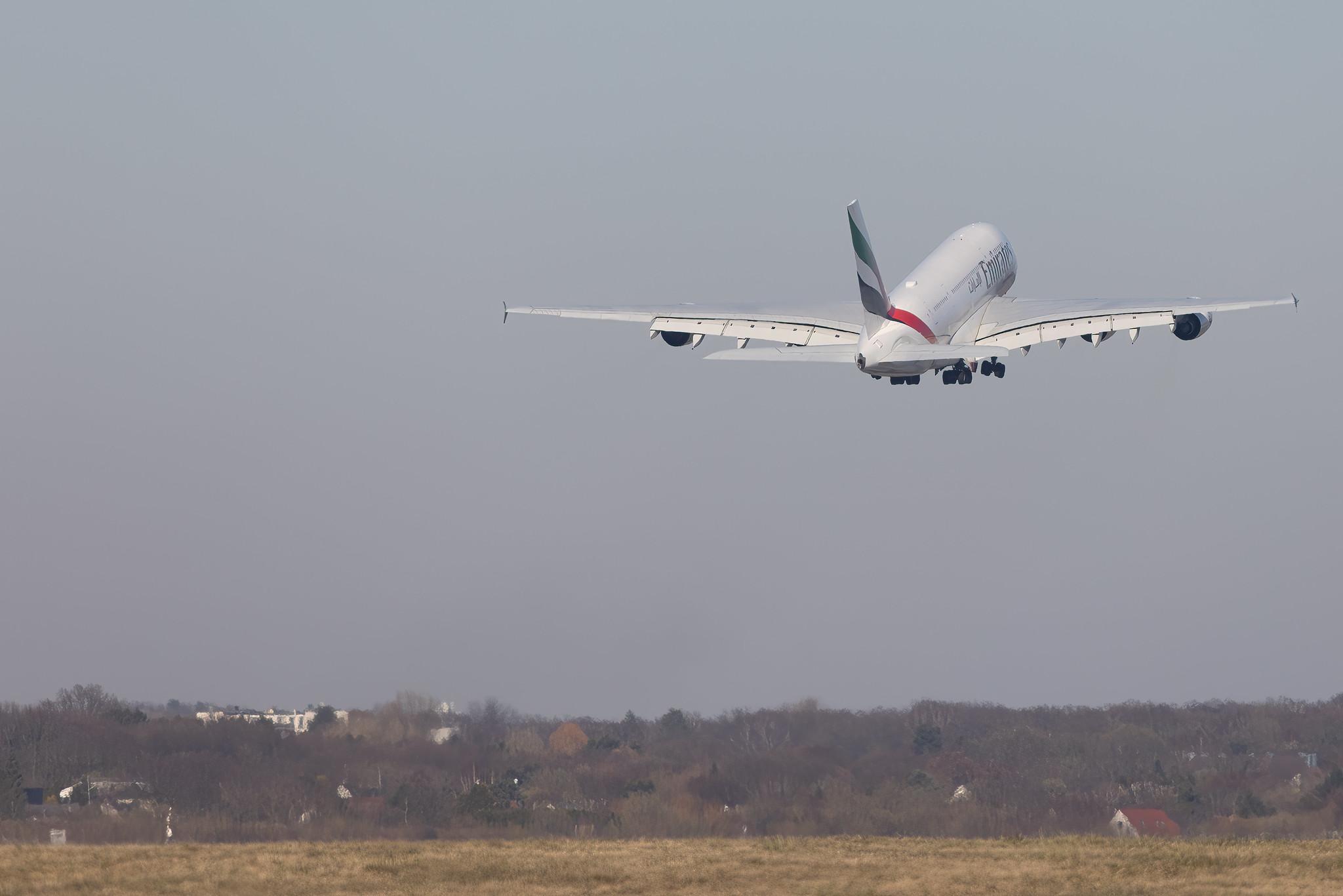 Hamburg Airport: Emirates (EK / UAE) |  Airbus A380-861 A388 | A6-EOD | MSN 168