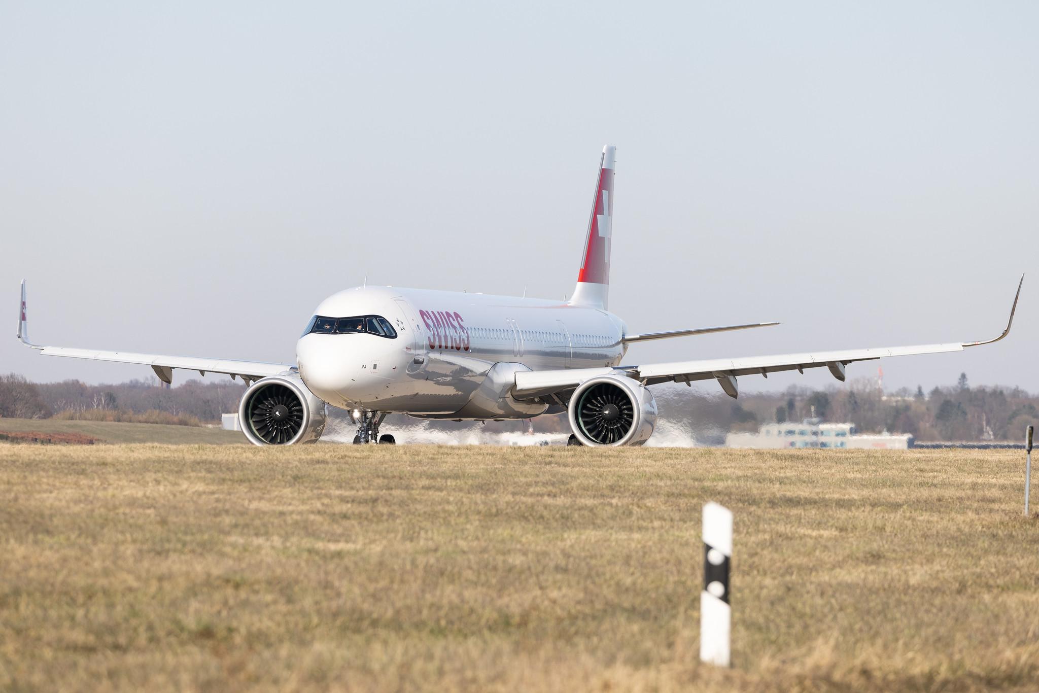 Hamburg Airport: Swiss (LX / SWR) |  Airbus A321-271NX A21N | HB-JPA | MSN 09417