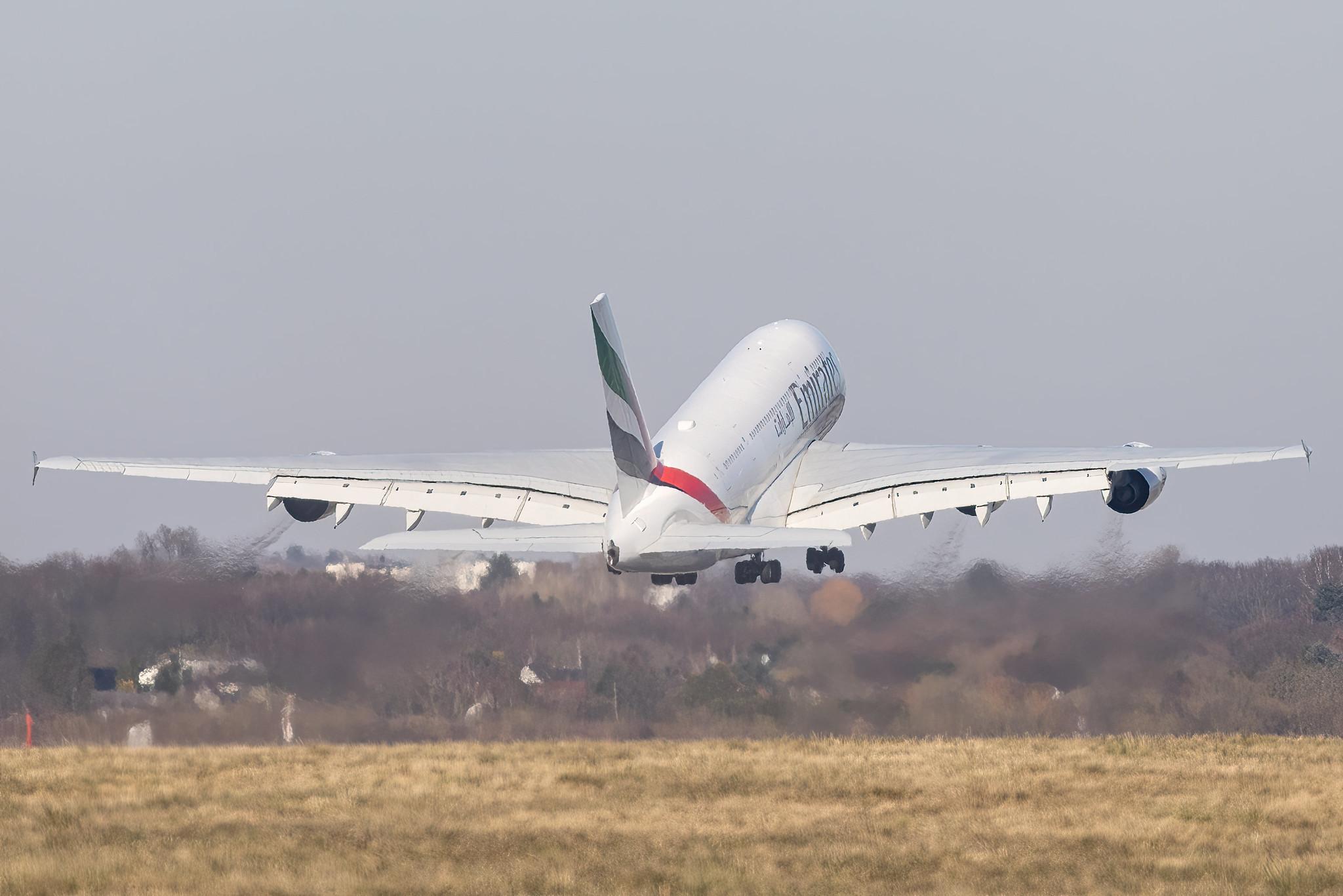 Hamburg Airport: Emirates (EK / UAE) |  Airbus A380-861 A388 | A6-EOD | MSN 168