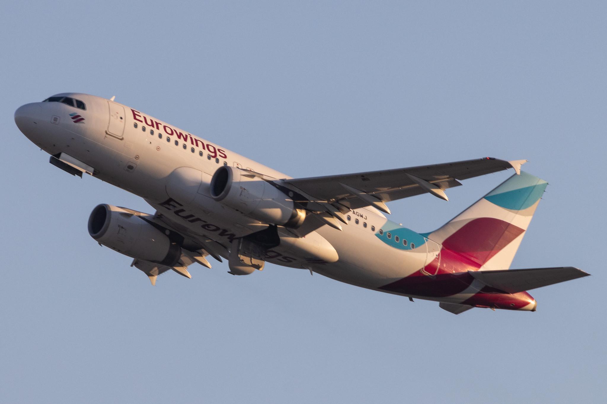 Hamburg Airport: Eurowings (EW / EWG) |  Airbus A319-132 A319 | D-AGWJ | MSN 3375