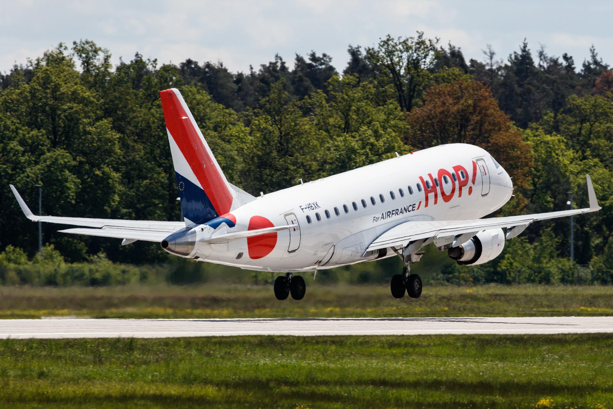 Frankfurt Airport: Air France (AF / AFR) | Operator: Air France Hop |  Embraer E170LR E170 | F-HBXK | MSN 17000008