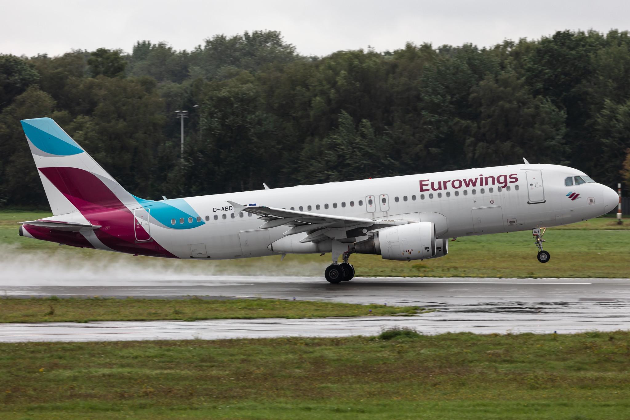 Hamburg Airport: Eurowings (EW / EWG) |  Airbus A320-214 A320 | D-ABDT | MSN 3422