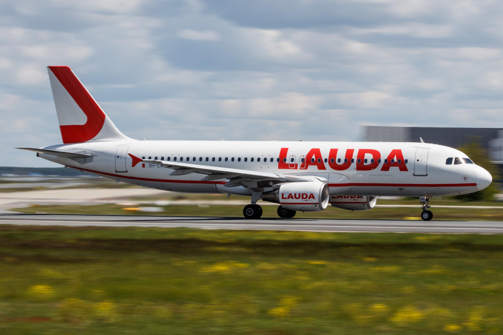 Frankfurt Airport: Lauda Europe (LW / LDA) |  Airbus A320-214 A320 | 9H-LMP | MSN 03616