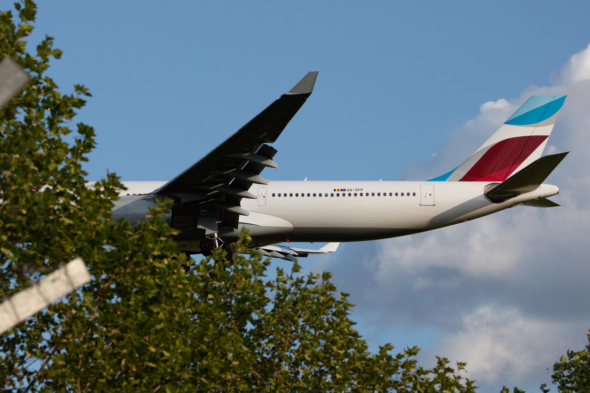 Frankfurt Airport: Eurowings (EW / EWG) | Operator: Brussels Airlines | Airbus A330-343 A333 | OO-SFP | MSN 0645